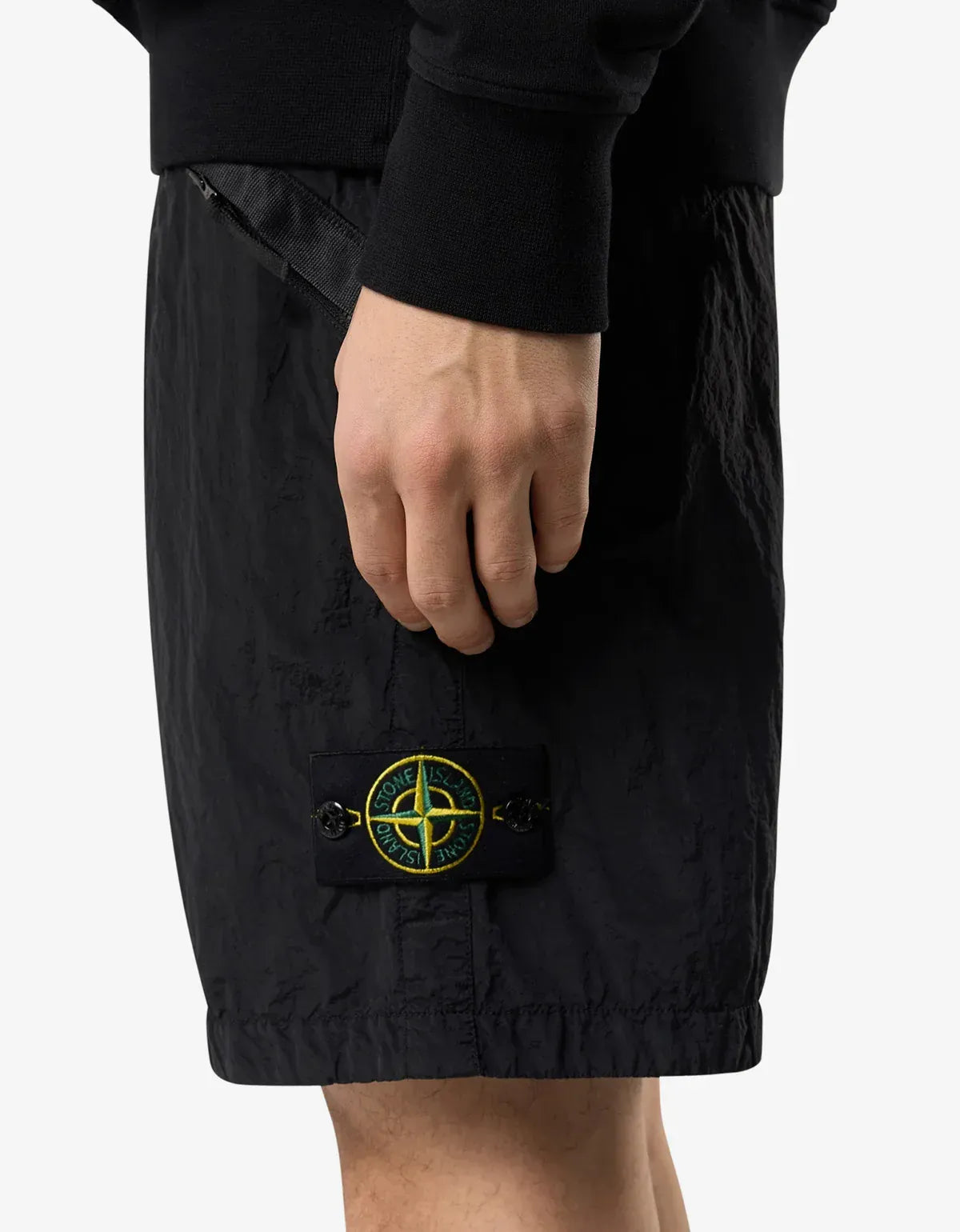 Stone Island Black Nylon Metal Shorts L1S15L100008S0019V0029