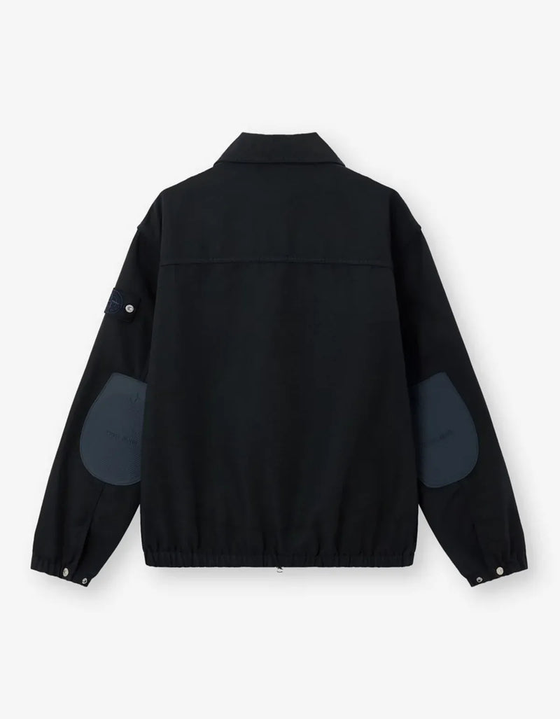 Stone Island Blue Dense Oxford Nylon-TC Jacket – Zoo Fashions