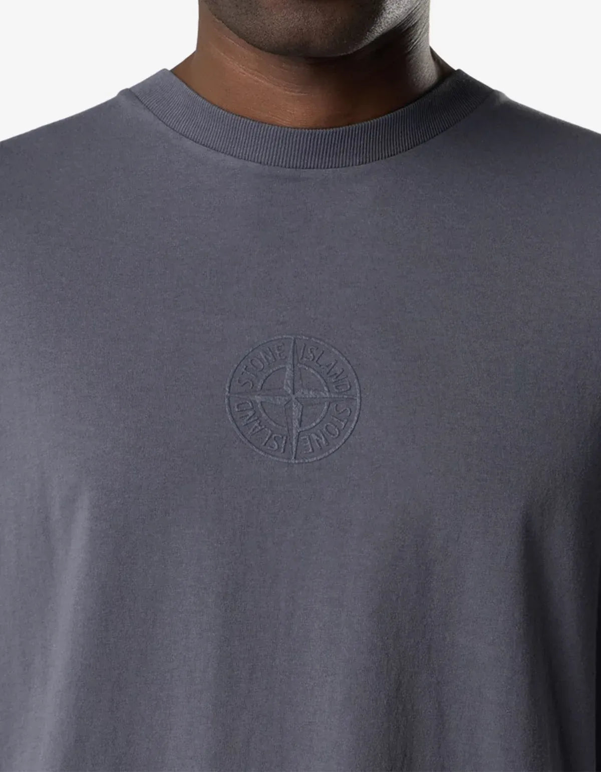 Stone Island Blue Grey Xamo Compass T-Shirt L1S152100001S0E14V002D