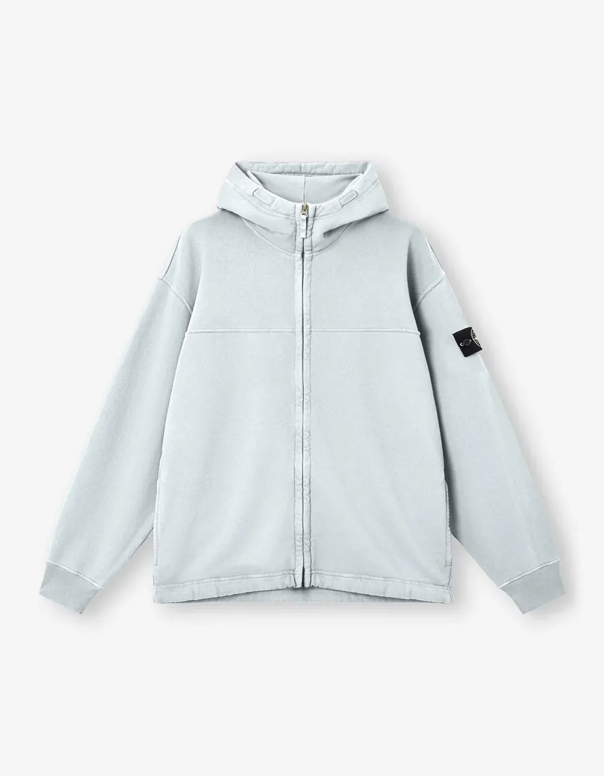 Stone Island Blue Reflective Garment Lamination Hoodie L1S156100017S0306V0041