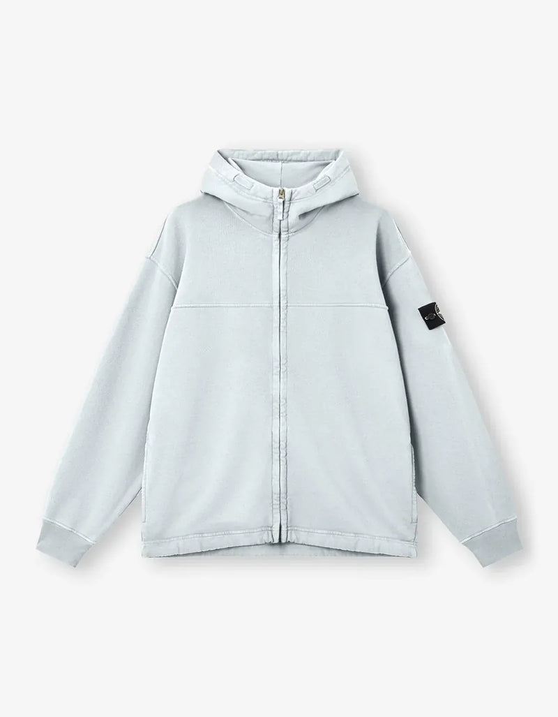 Stone Island Blue Reflective Garment Lamination Hoodie L1S156100017S0306V0041