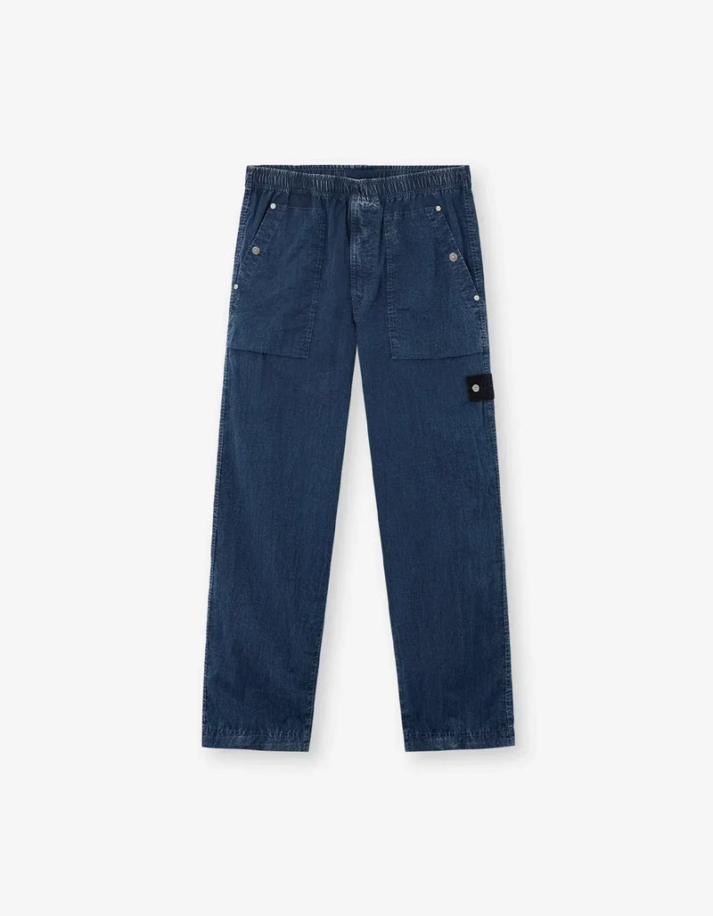 Stone Island Denim Research Hollow Fibre Nylon Indigo-TC Trousers L1S143100001S0J19V0021