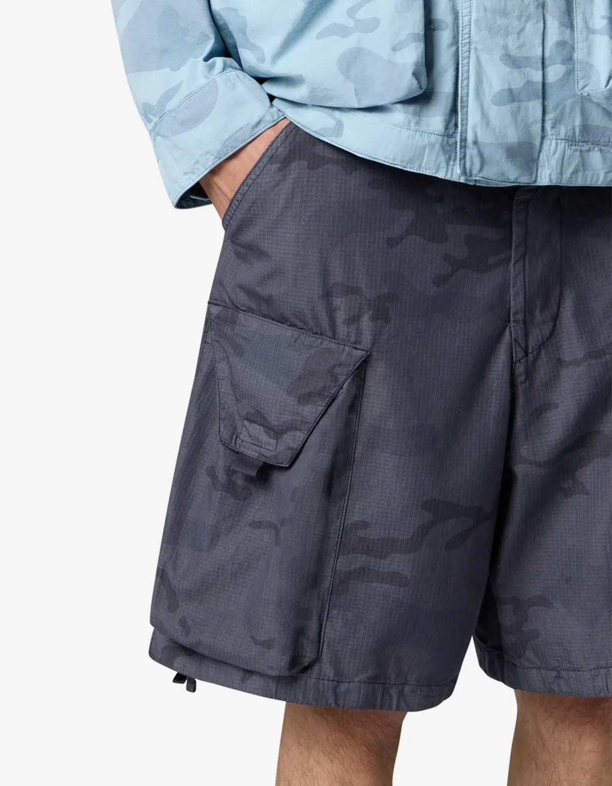Stone Island Faded Camo Ripstop-TC Shorts L1S15L100009S00E9V002D