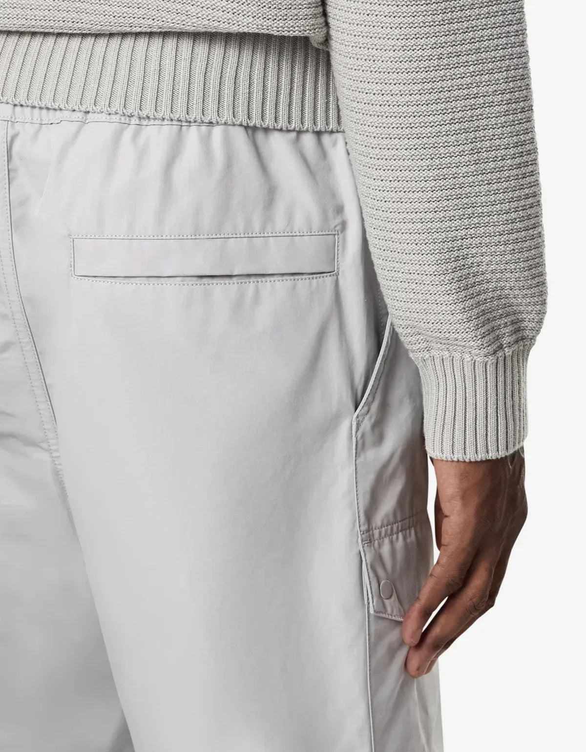 Stone Island Ghost Grey All-Weather Cargo Shorts L1S15L100004S0F01V0064
