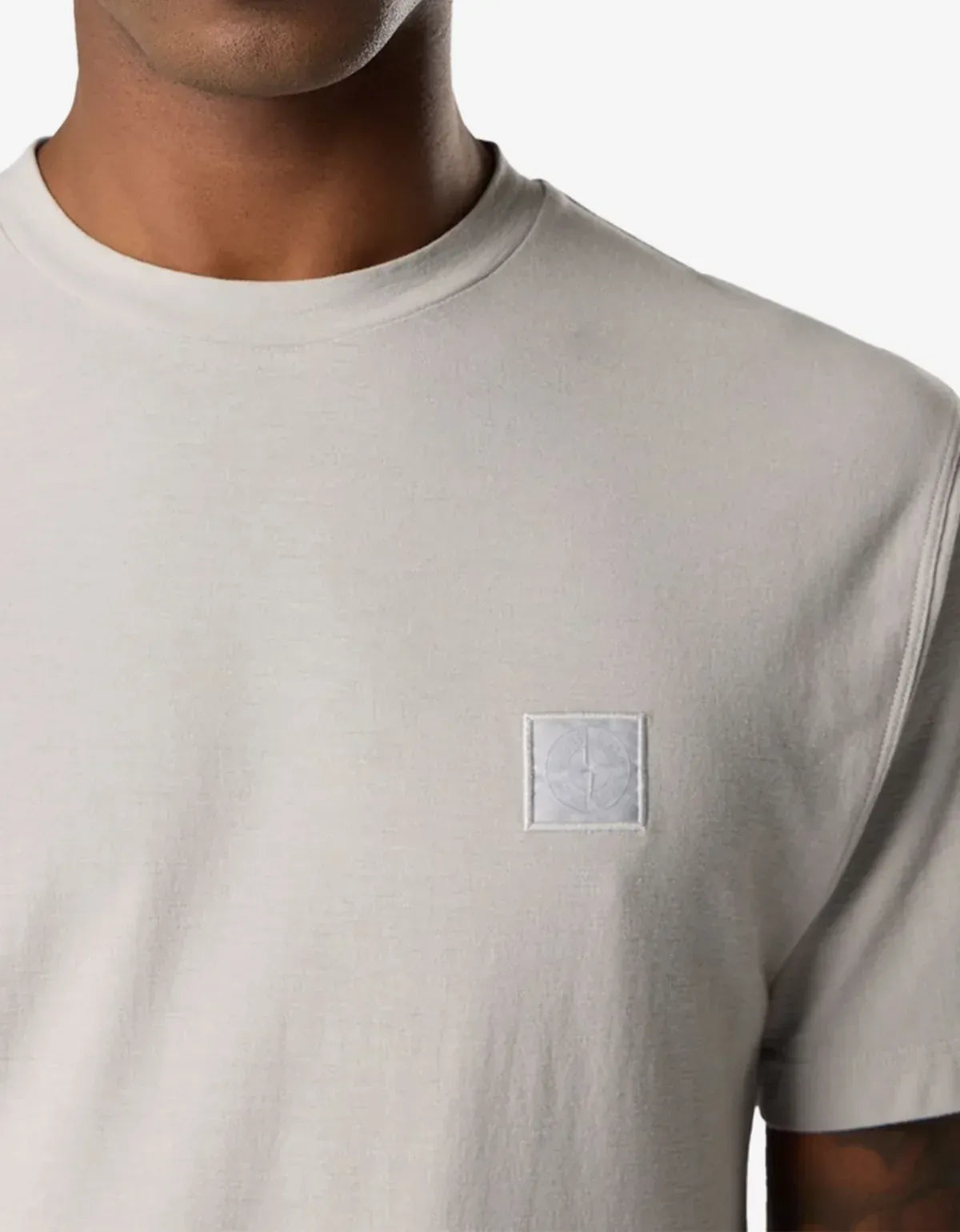 Stone Island Ghost Grey Compass T-Shirt L1S152100021S0F11V0064