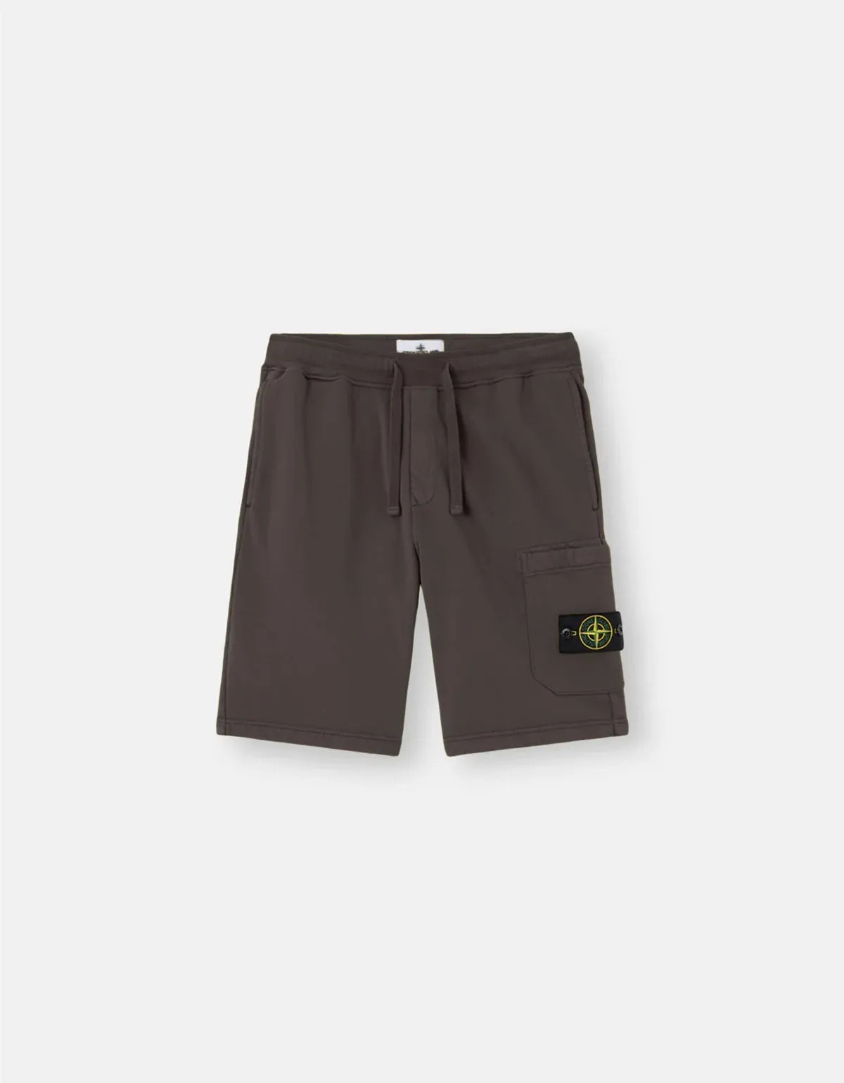 Stone Island Grey Cargo Pocket Sweat Shorts