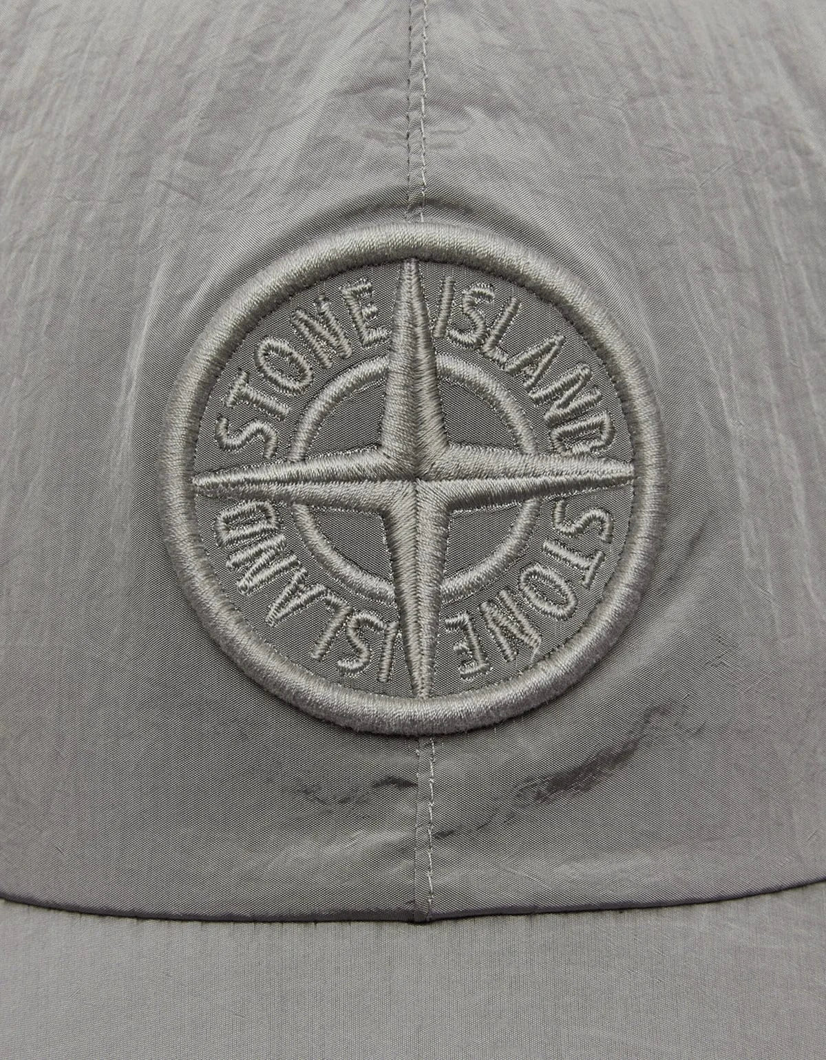 Stone Island Grey Nylon Metal Baseball Cap L1S159100011S0076V0061