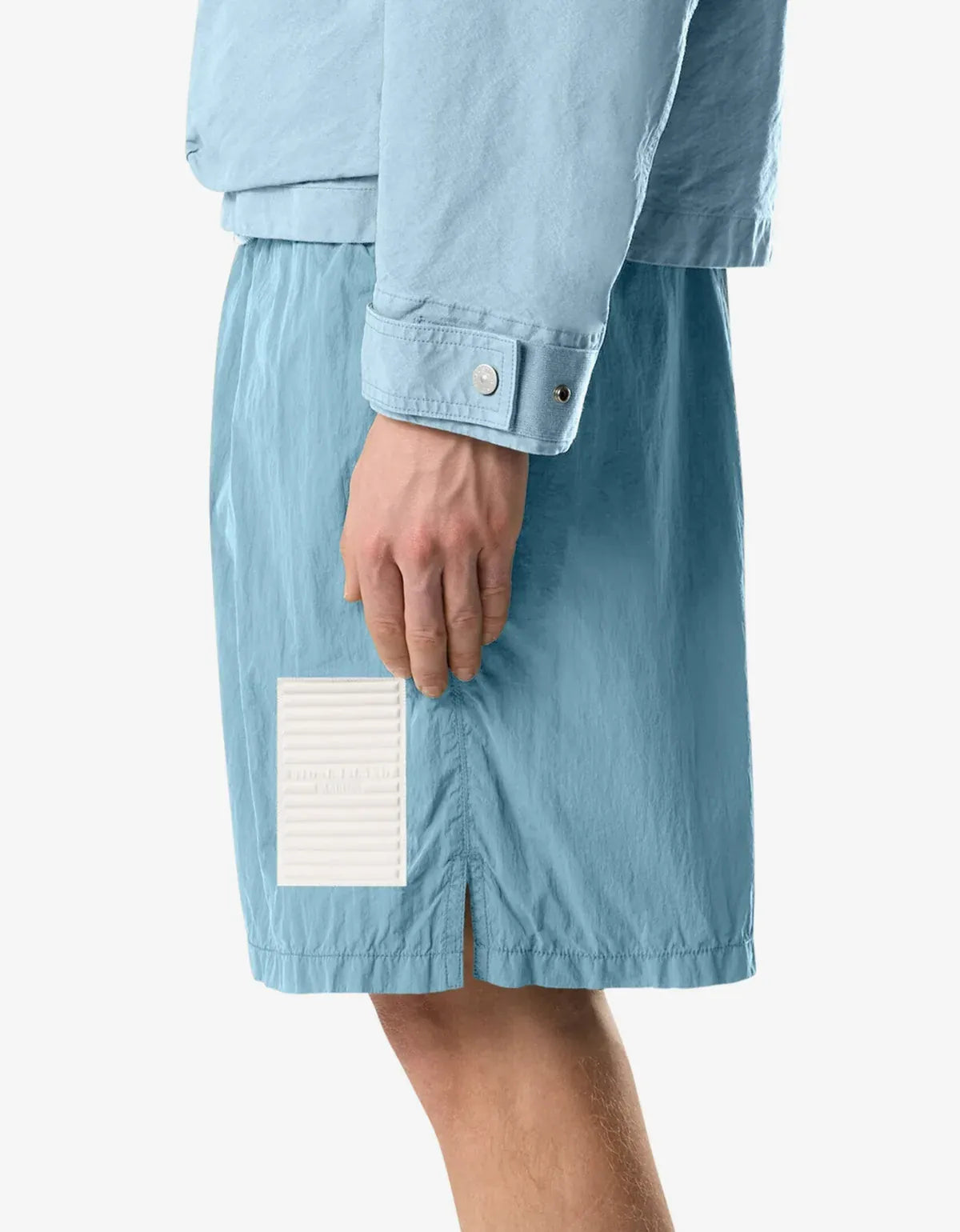 Stone Island Marina Blue Micro Brushed Nylon-TC Swim Shorts L1S15B100005S0X29V004A