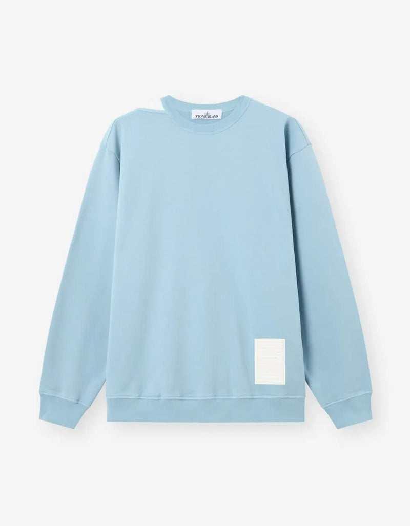 Stone Island Marina Blue Reflective Detail Sweatshirt L1S156100055S0X31V004A
