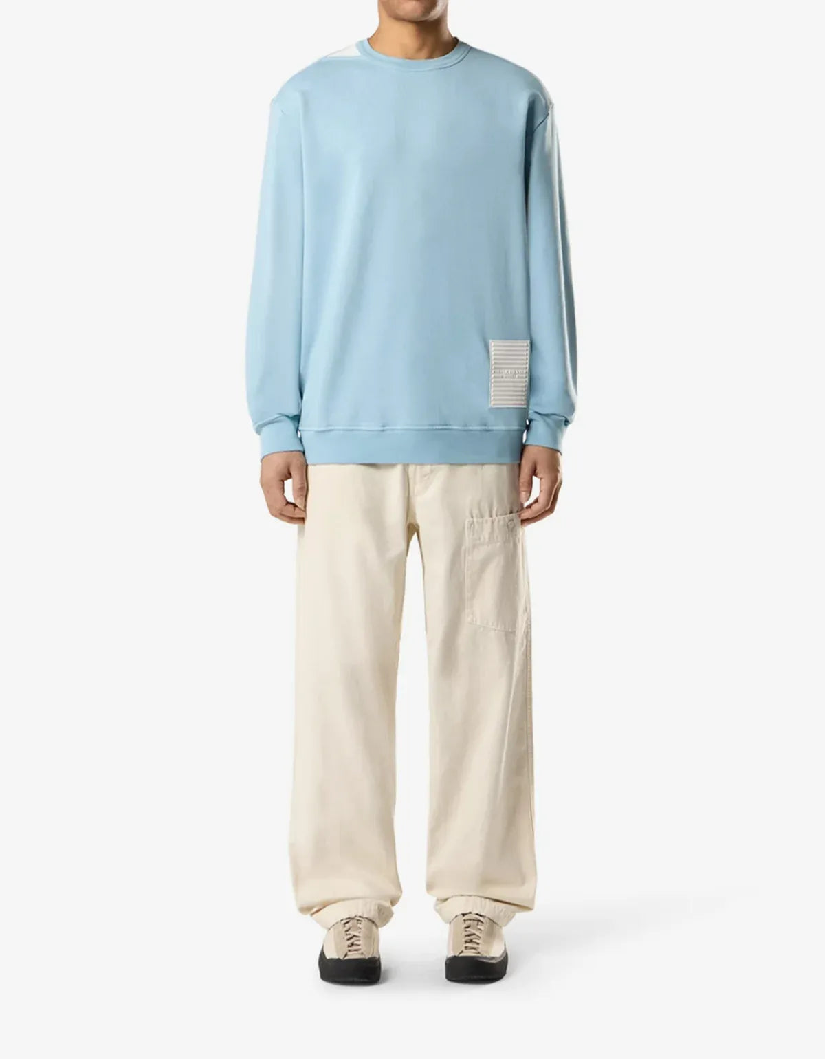 Stone Island Marina Blue Reflective Detail Sweatshirt L1S156100055S0X31V004A