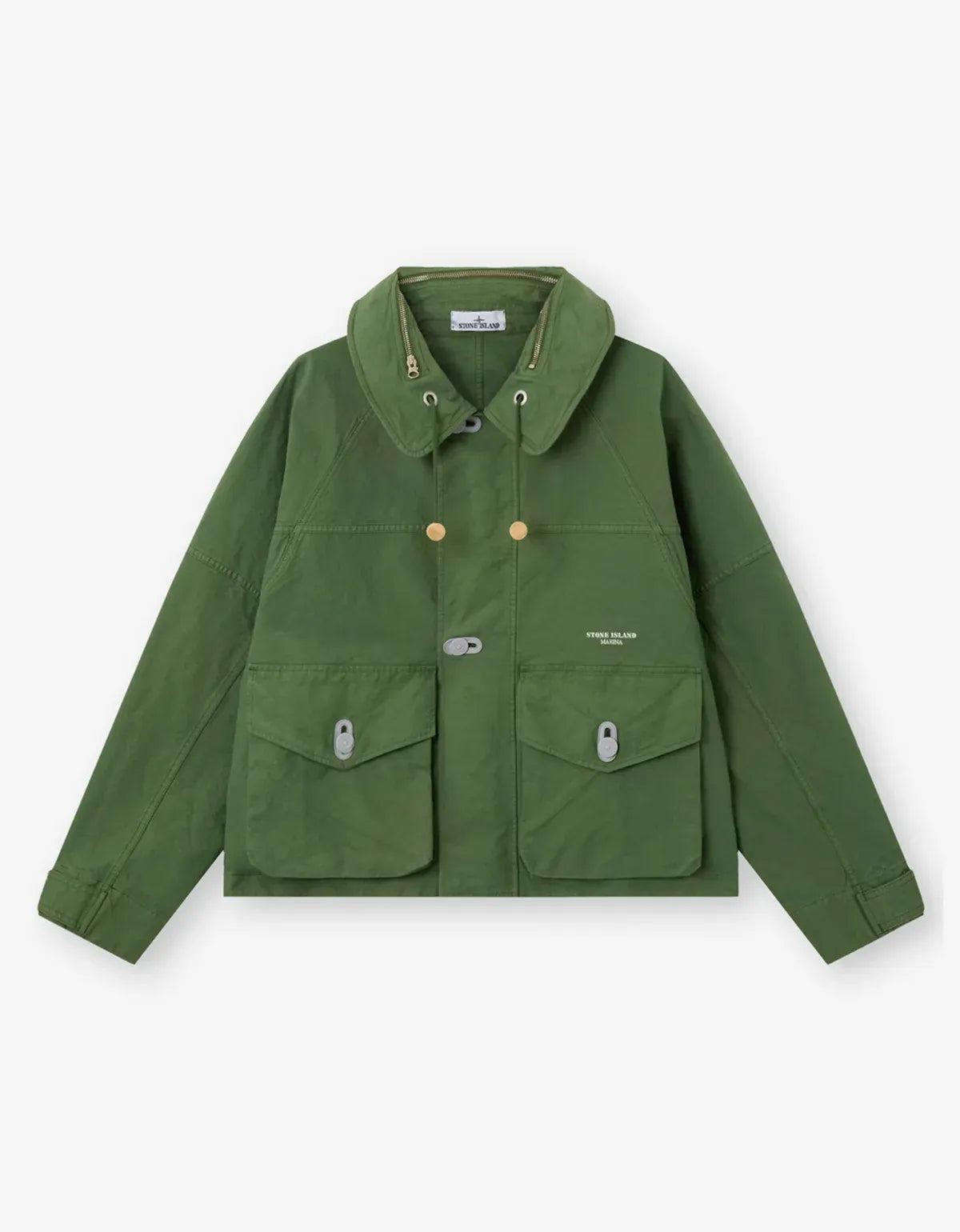 Stone Island Marina Green Nyco Panama-TC Green Jacket L1S154100075S0X27V005I