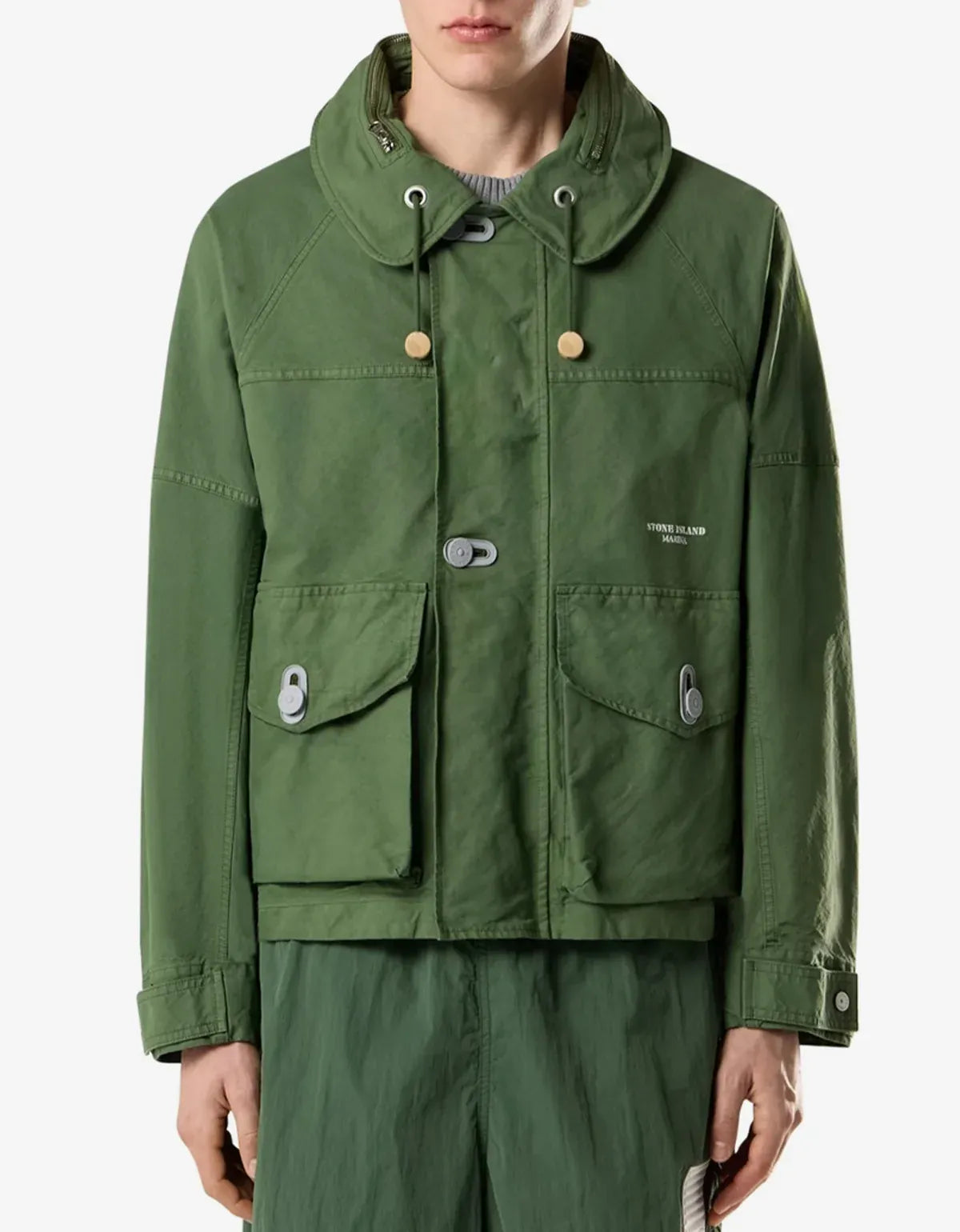 Stone Island Marina Green Nyco Panama-TC Green Jacket L1S154100075S0X27V005I