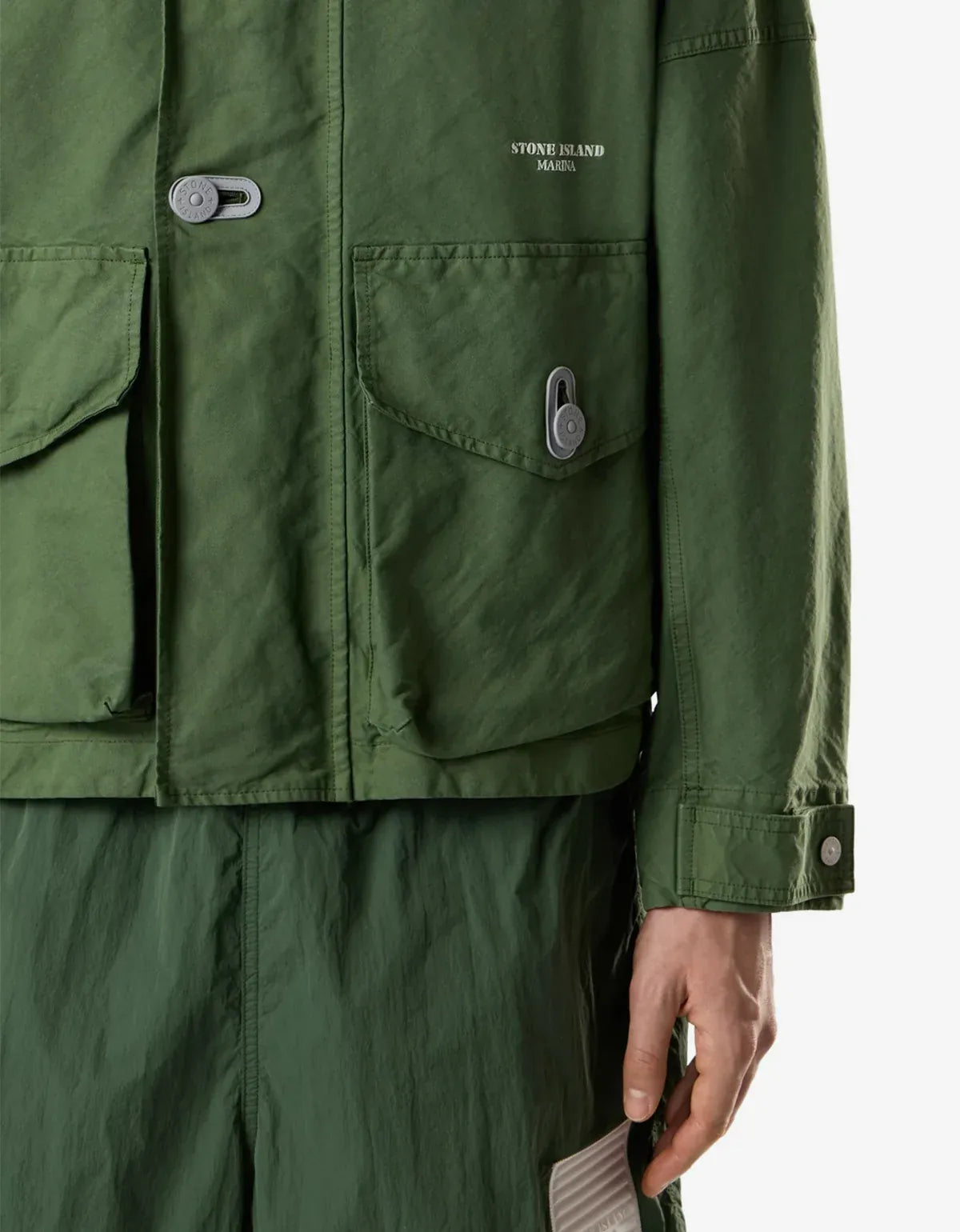 Stone Island Marina Green Nyco Panama-TC Green Jacket L1S154100075S0X27V005I