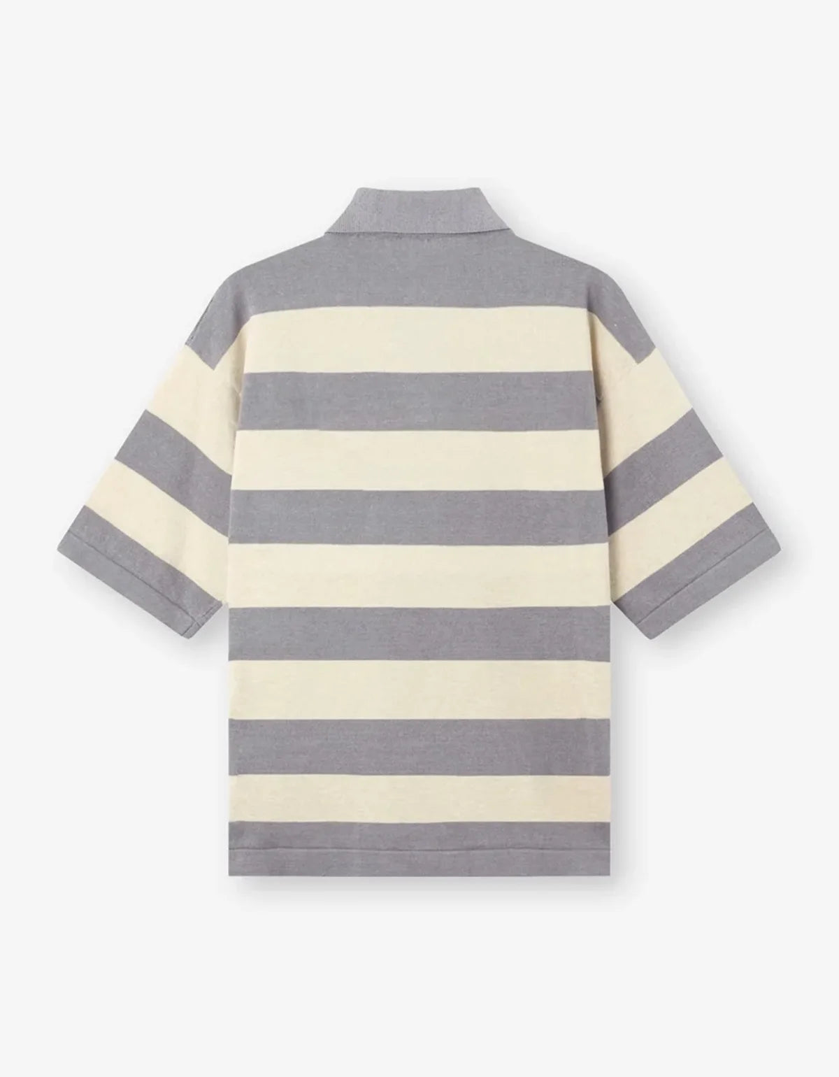 Stone Island Marina White Grey Striped Polo Shirt L1S155100042S00XFV0M93