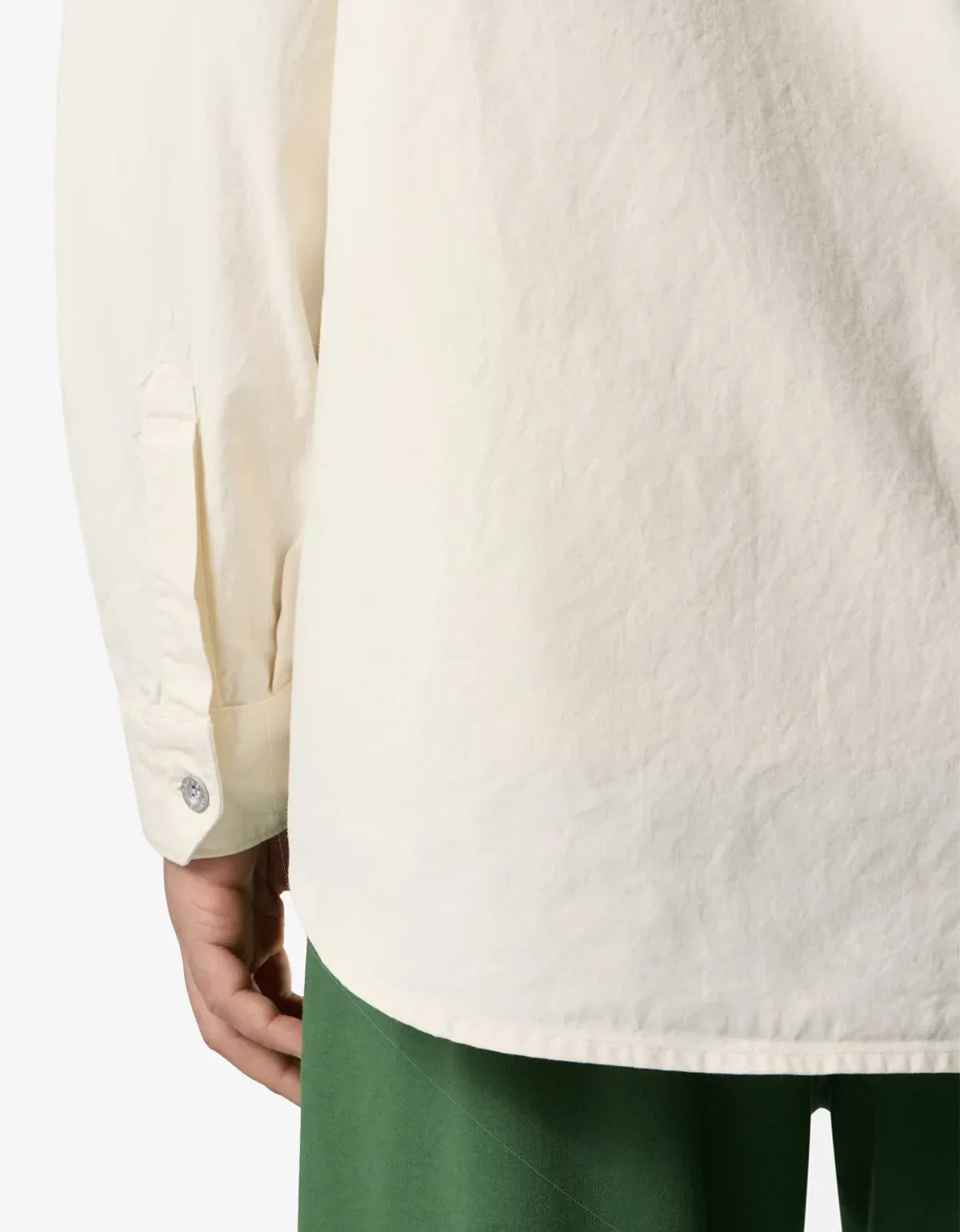 Stone Island Marina White Logo Embroidery Overshirt L1S151200029S0X28V0093 