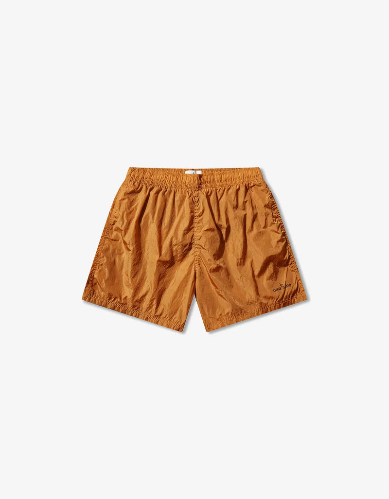 Stone Island Orange Nylon Metal Swim Shorts L1S15B100002S0E13V007E