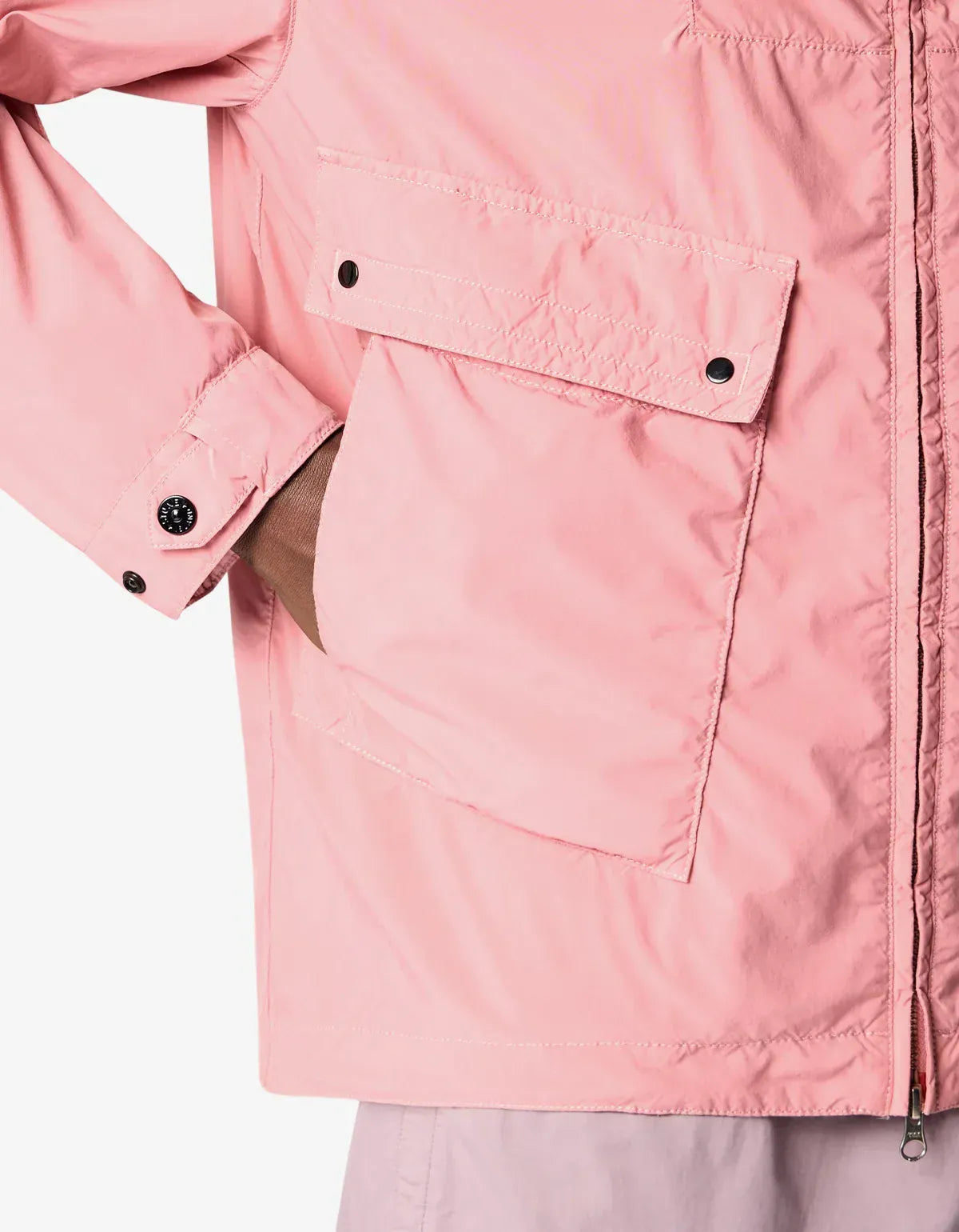 Stone Island Pink Light Compact Touch Poly-TC Jacket L1S154100052S0042V008G