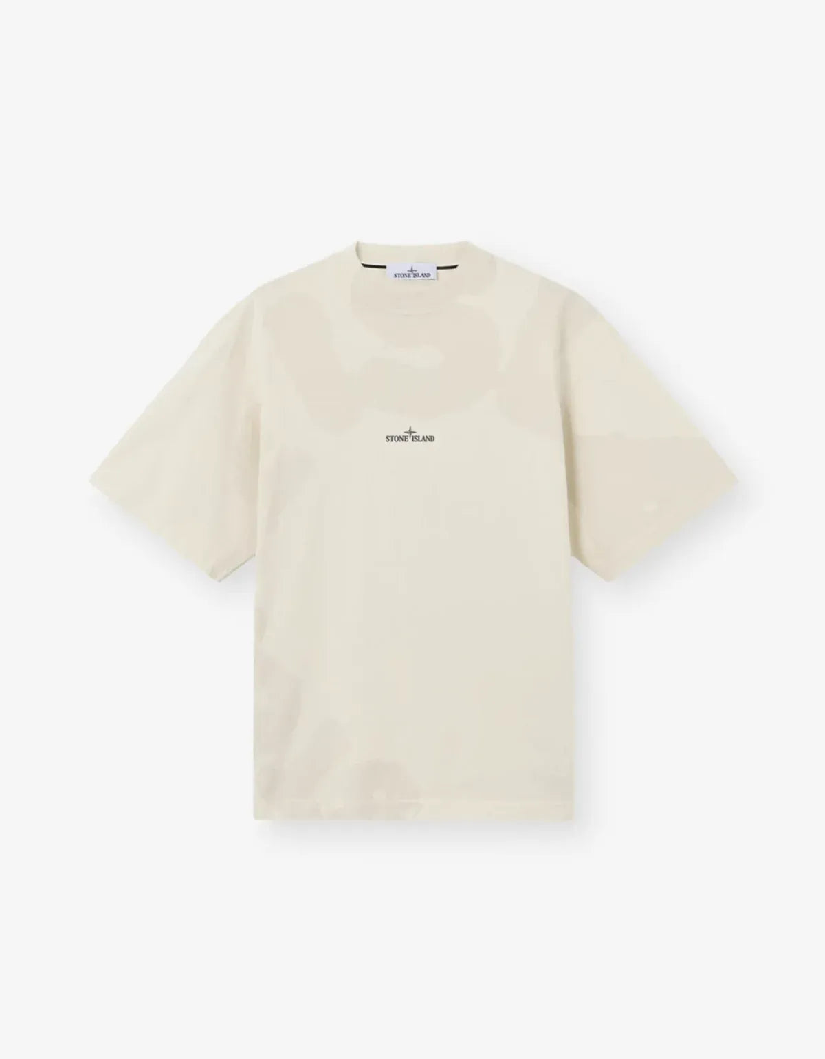 Stone Island White ‘Whirlwind Type’ Print T-Shirt L1S152100002S0365V0093