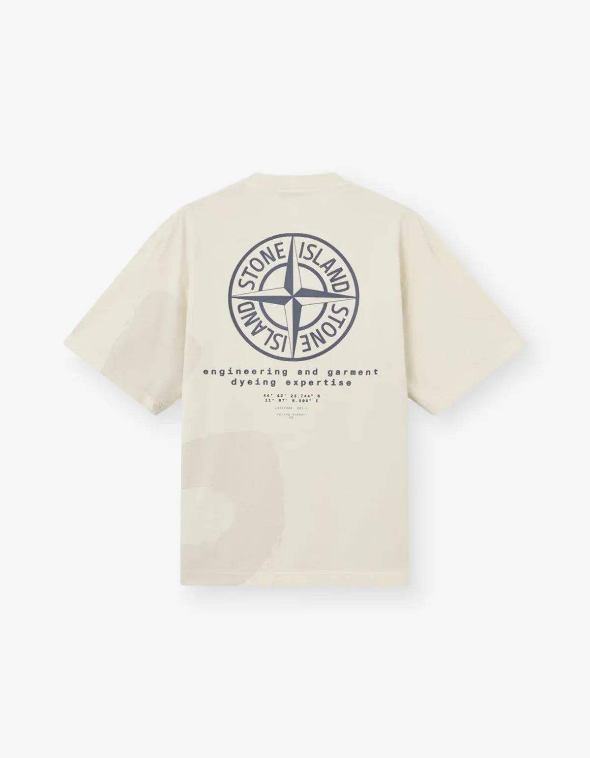 Stone Island White ‘Whirlwind Type’ Print T-Shirt L1S152100002S0365V0093