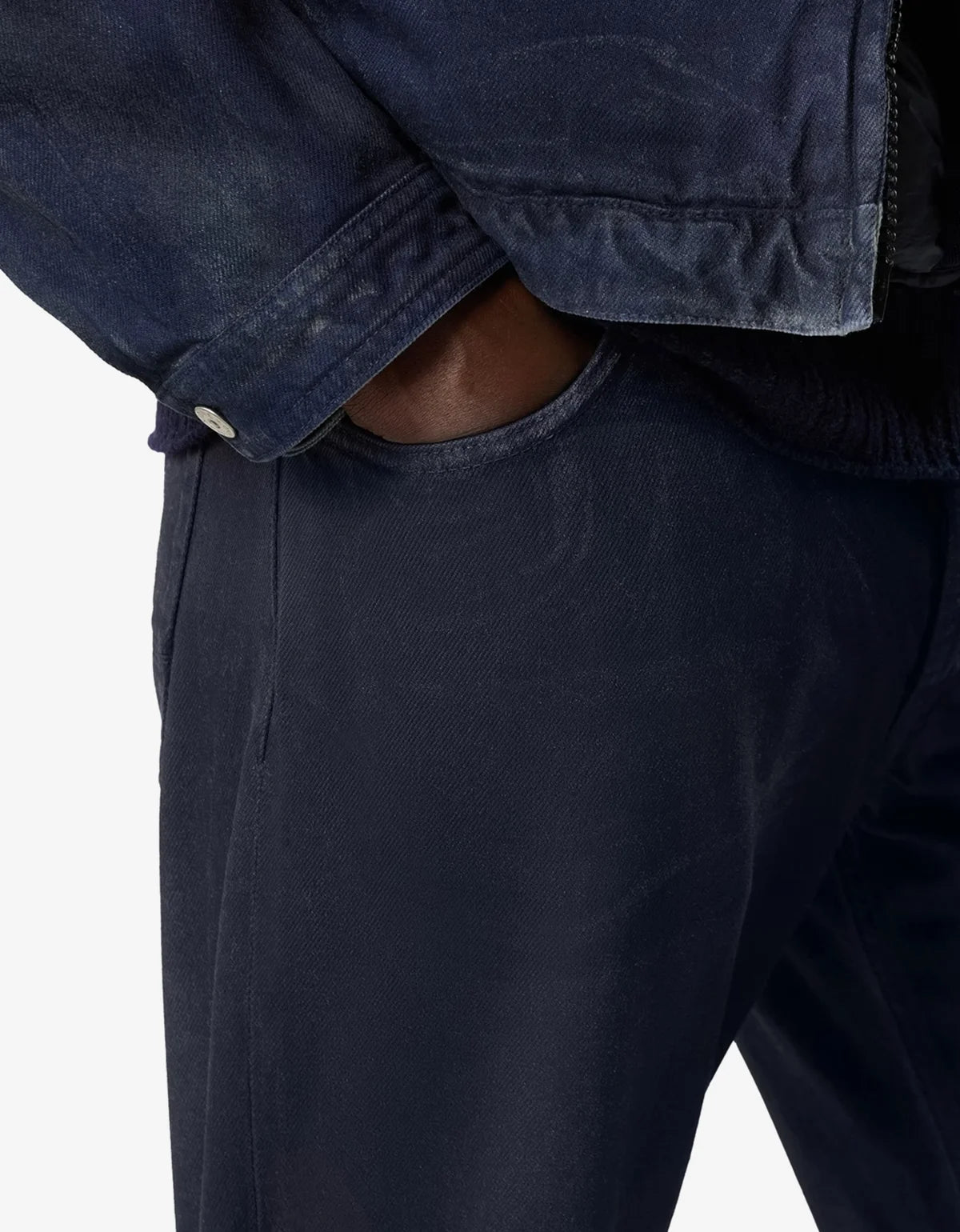 Stone Island Denim Research Hand Sprayed Reflective Light Bull Denim-TC Jeans