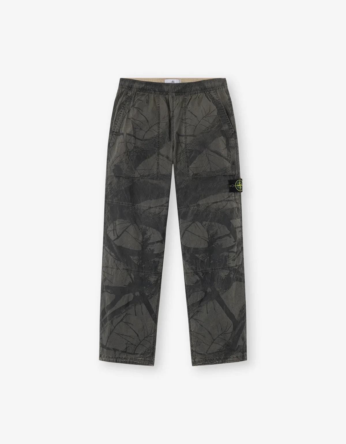 Stone Island Laser Forest Camo Crinkle Reps-TC Trousers