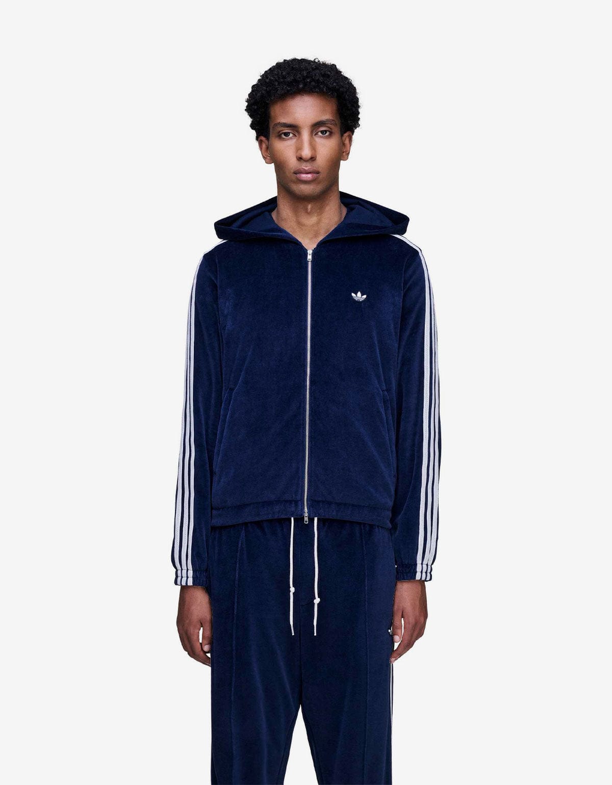 Wales Bonner x Adidas Blue Velour Track Jacket KG3624