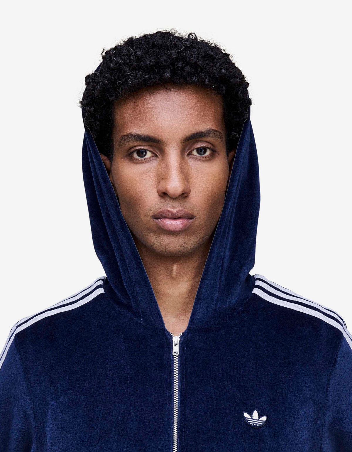 Wales Bonner x Adidas Blue Velour Track Jacket KG3624