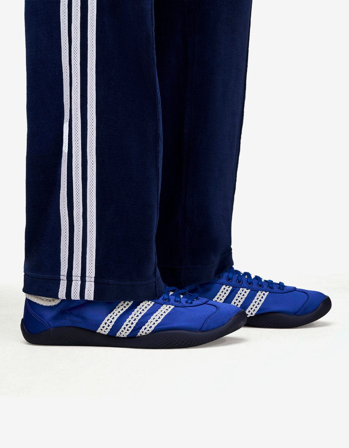 Wales Bonner x Adidas Blue Velour Track Pant KG3625