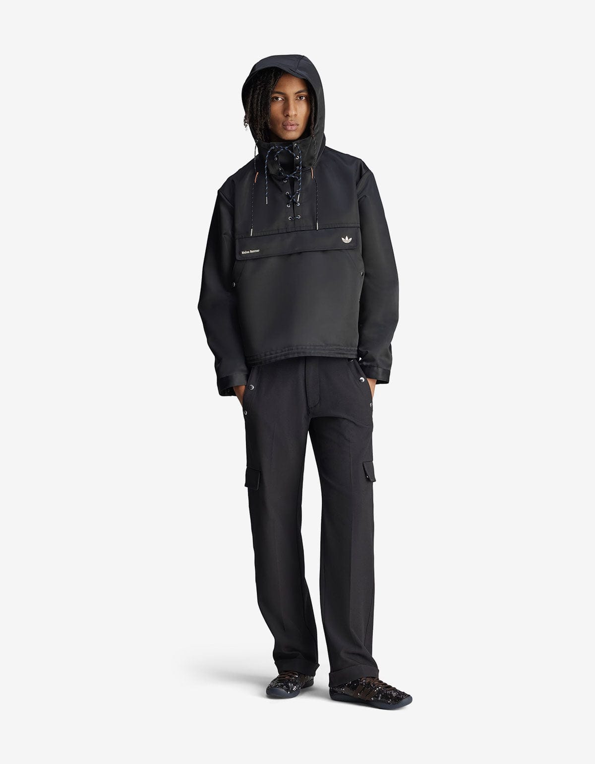 【関税込み】Wales Bonner ブラック March ジャケット Adidas X WALES BONNER SAILOR JACKET Black | BSTN Store