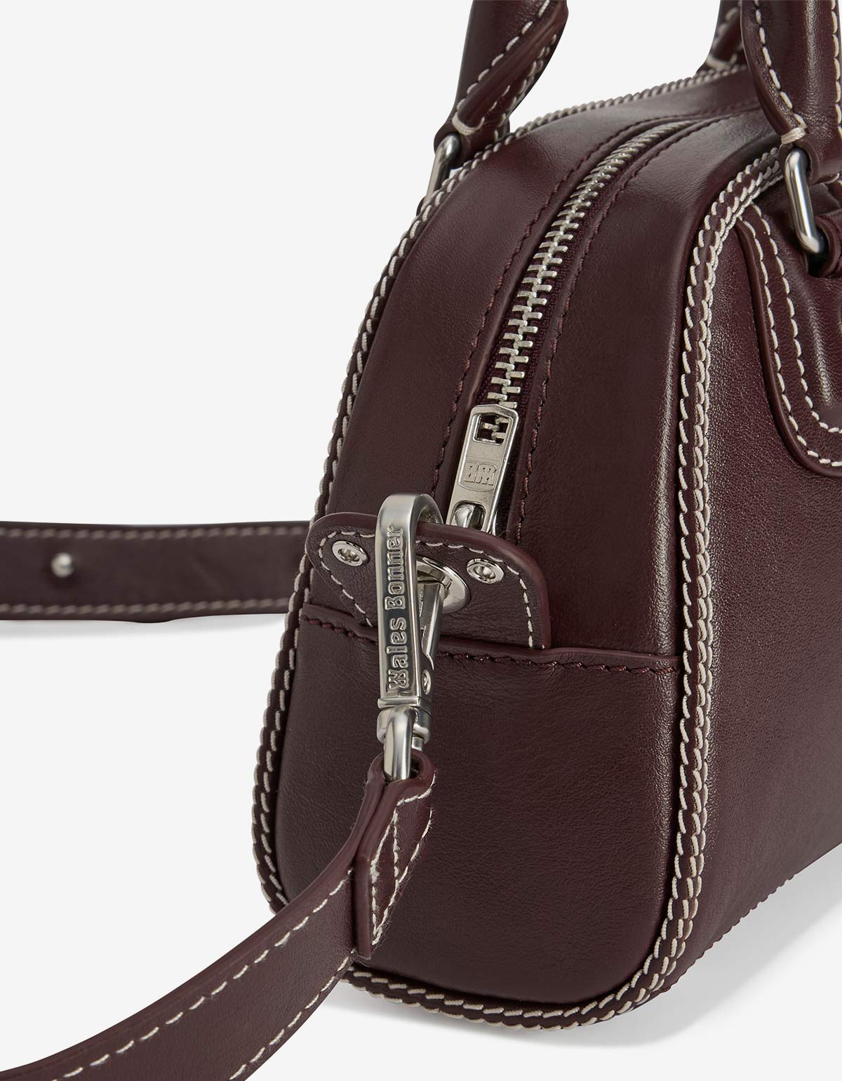 Wales Bonner x Adidas Suede Brown Bowling Bag JD1167