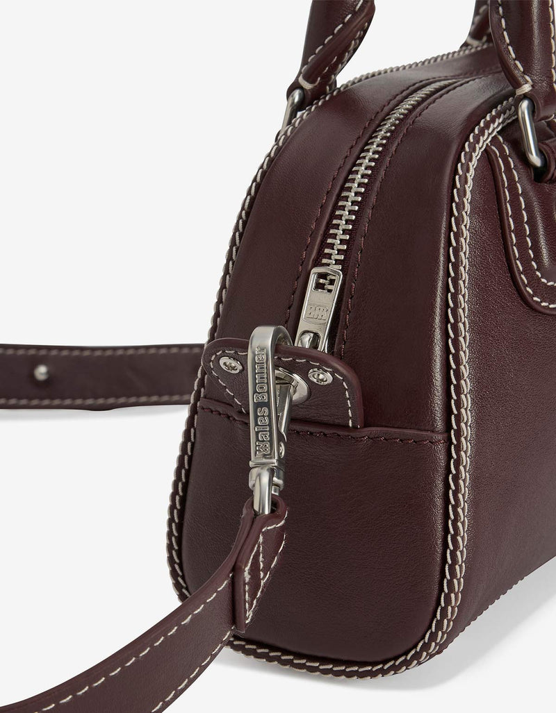 Wales Bonner x Adidas Suede Brown Bowling Bag JD1167