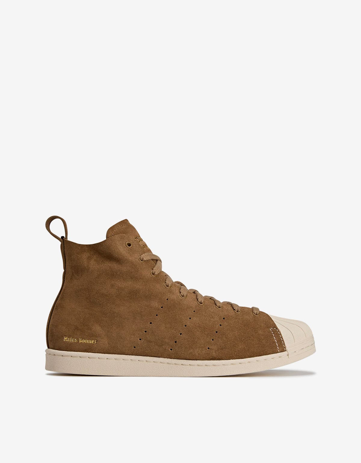Wales Bonner Adidas Originals Brown WB Superstar Hi Trainers JR0217