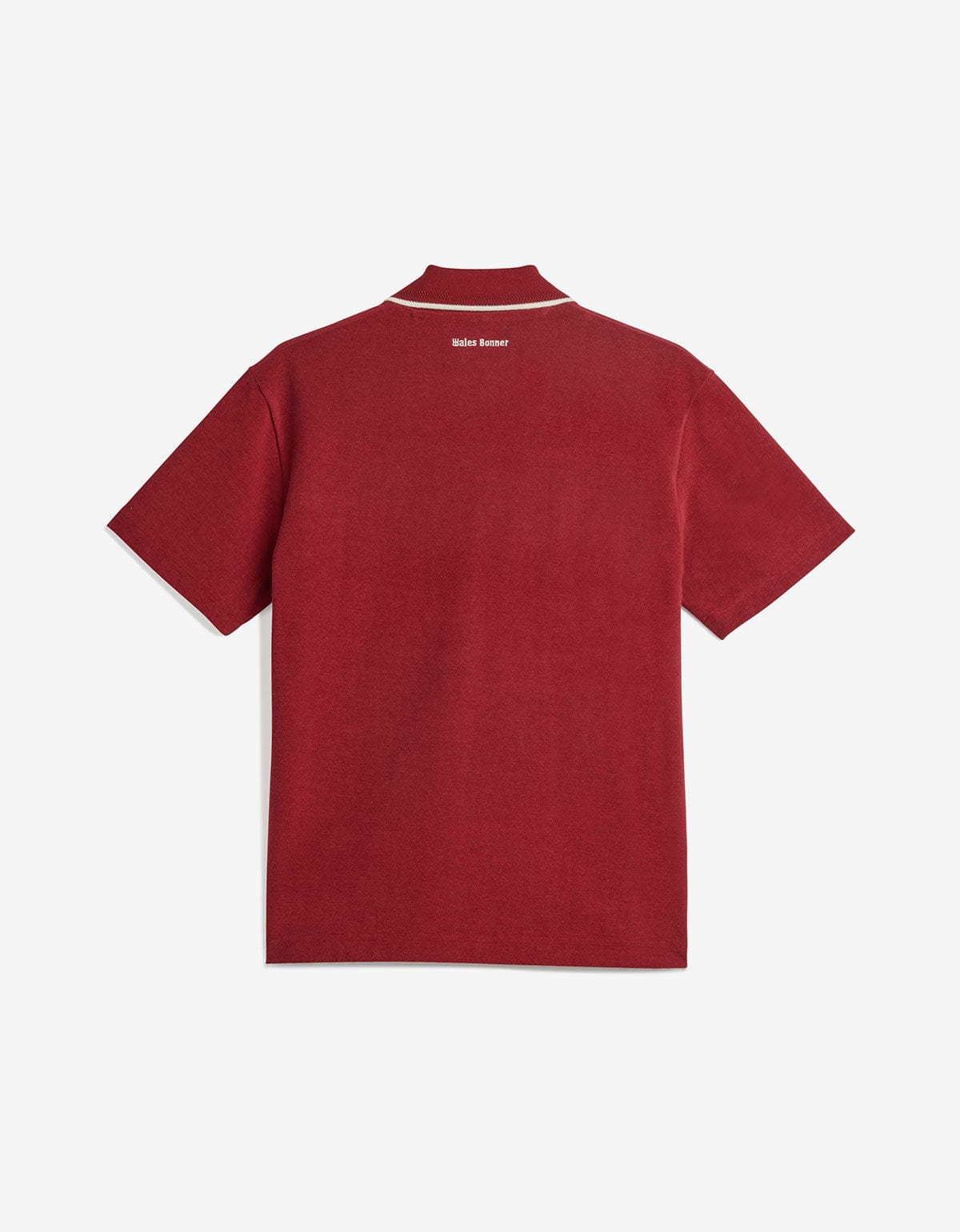 adidas Wales Bonner 赤 ポロシャツ S Wales Bonner x Adidas Originals Collegiate Burgundy Polo Shirt