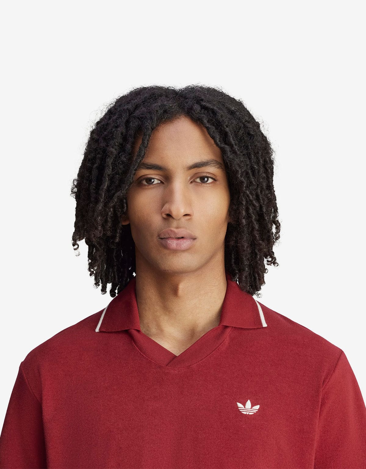 adidas Wales Bonner 赤 ポロシャツ S x Wales Bonner striped polo shirt in red - Adidas | Mytheresa