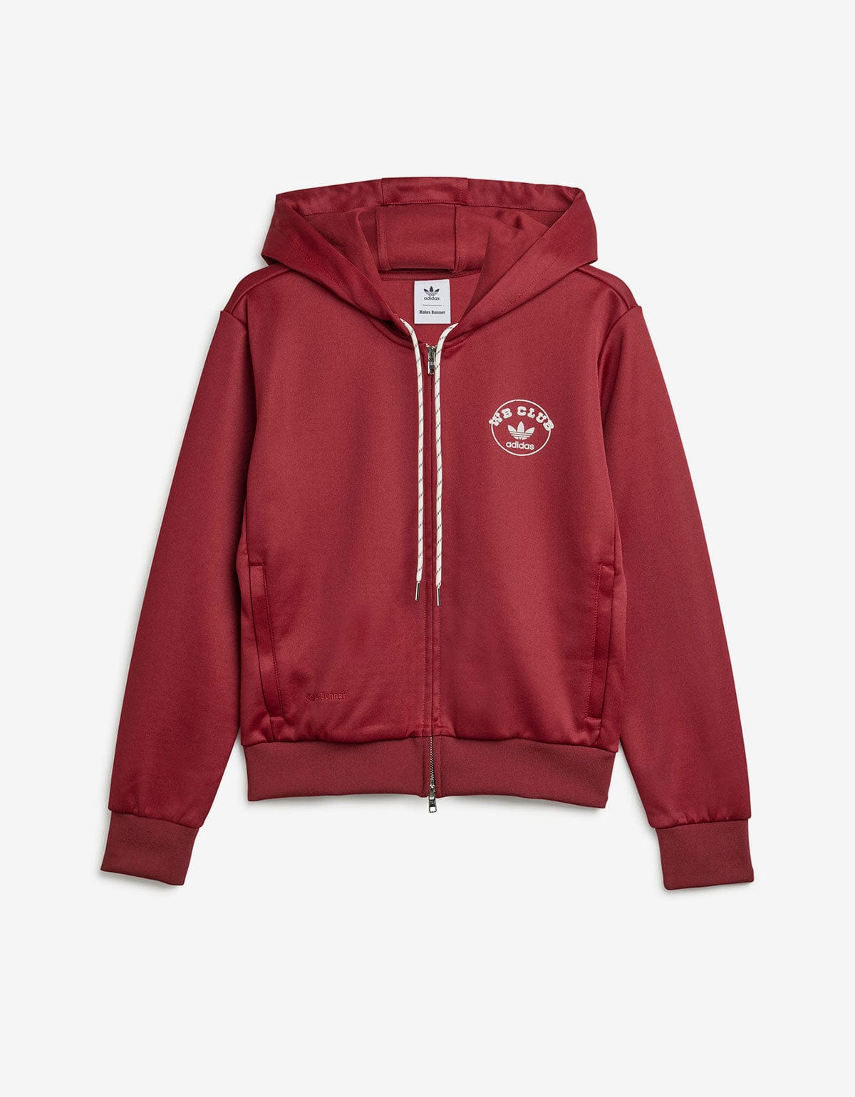 Wales Bonner Adidas Originals Collegiate Burgundy Track Hoodie JM8298