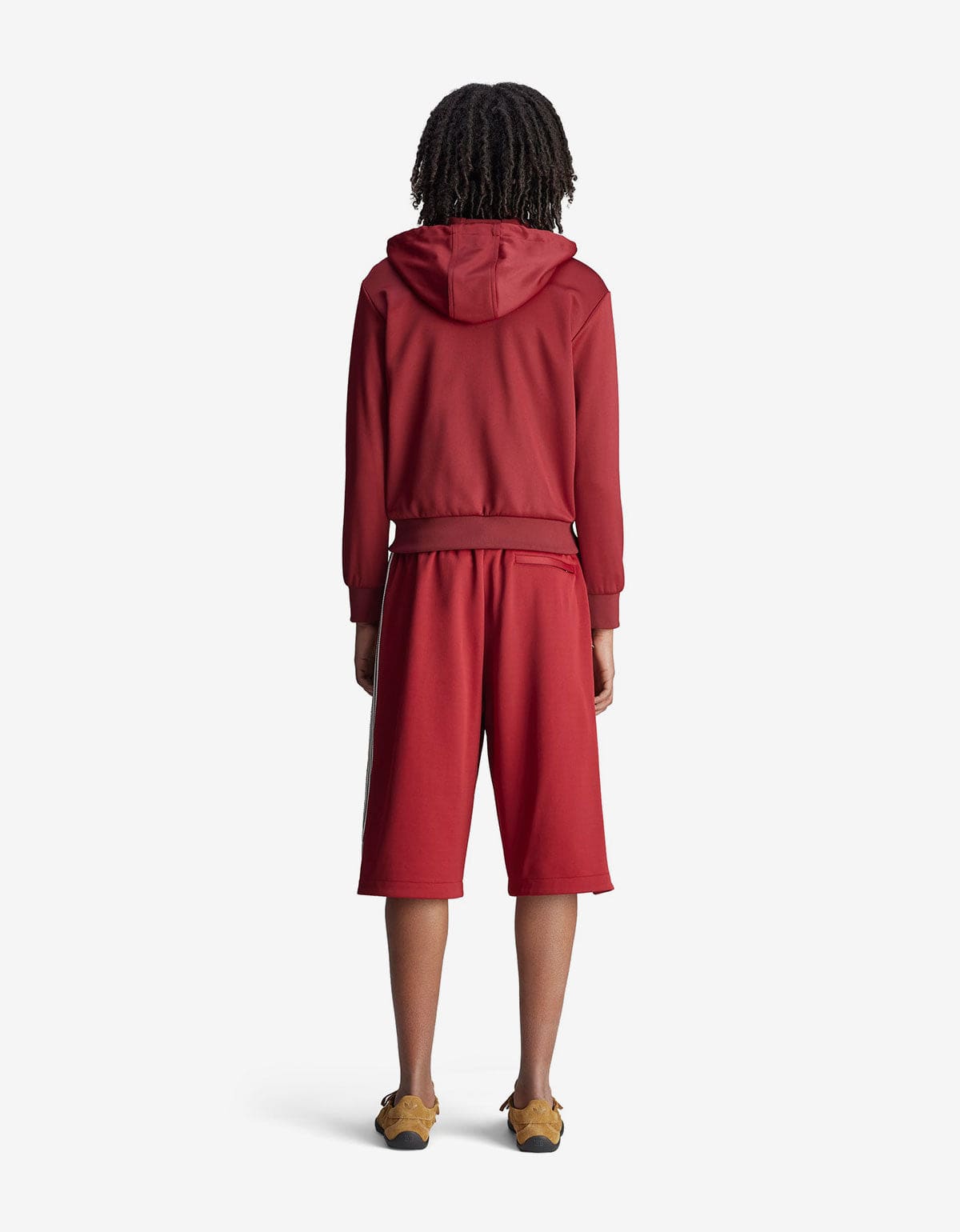Wales Bonner Adidas Originals Collegiate Burgundy Track Hoodie JM8298