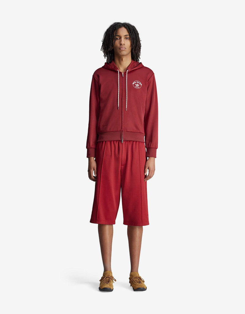 Wales Bonner Adidas Originals Collegiate Burgundy Track Shorts JM8211