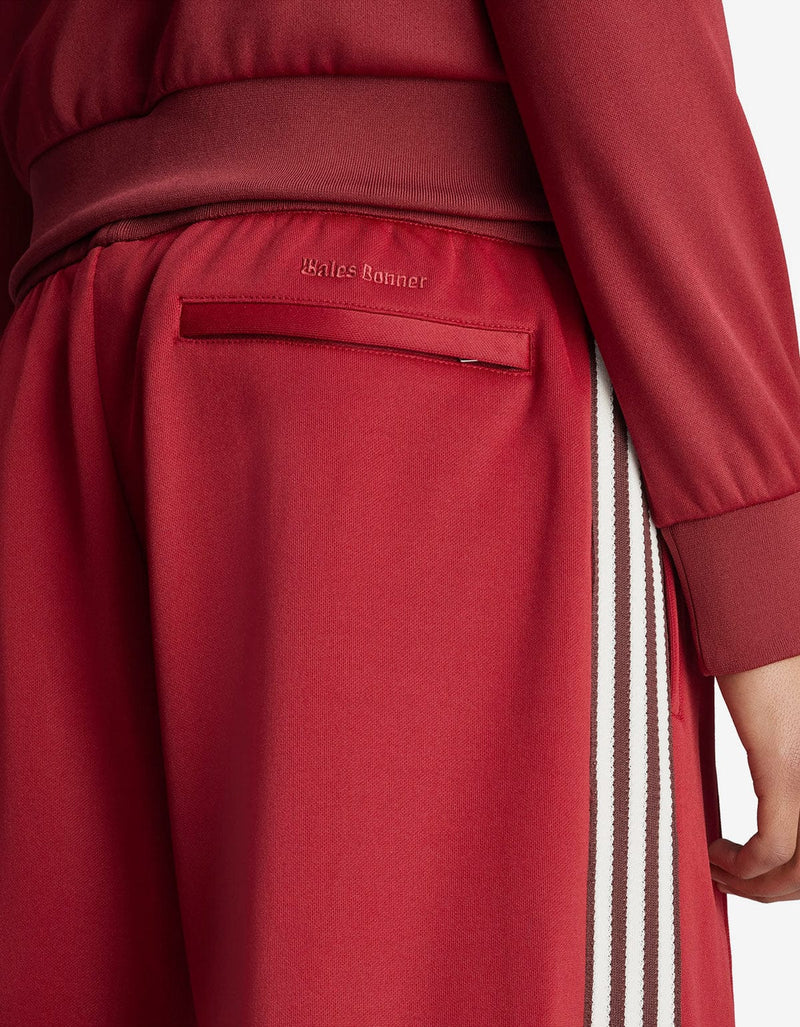 Wales Bonner Adidas Originals Collegiate Burgundy Track Shorts JM8211