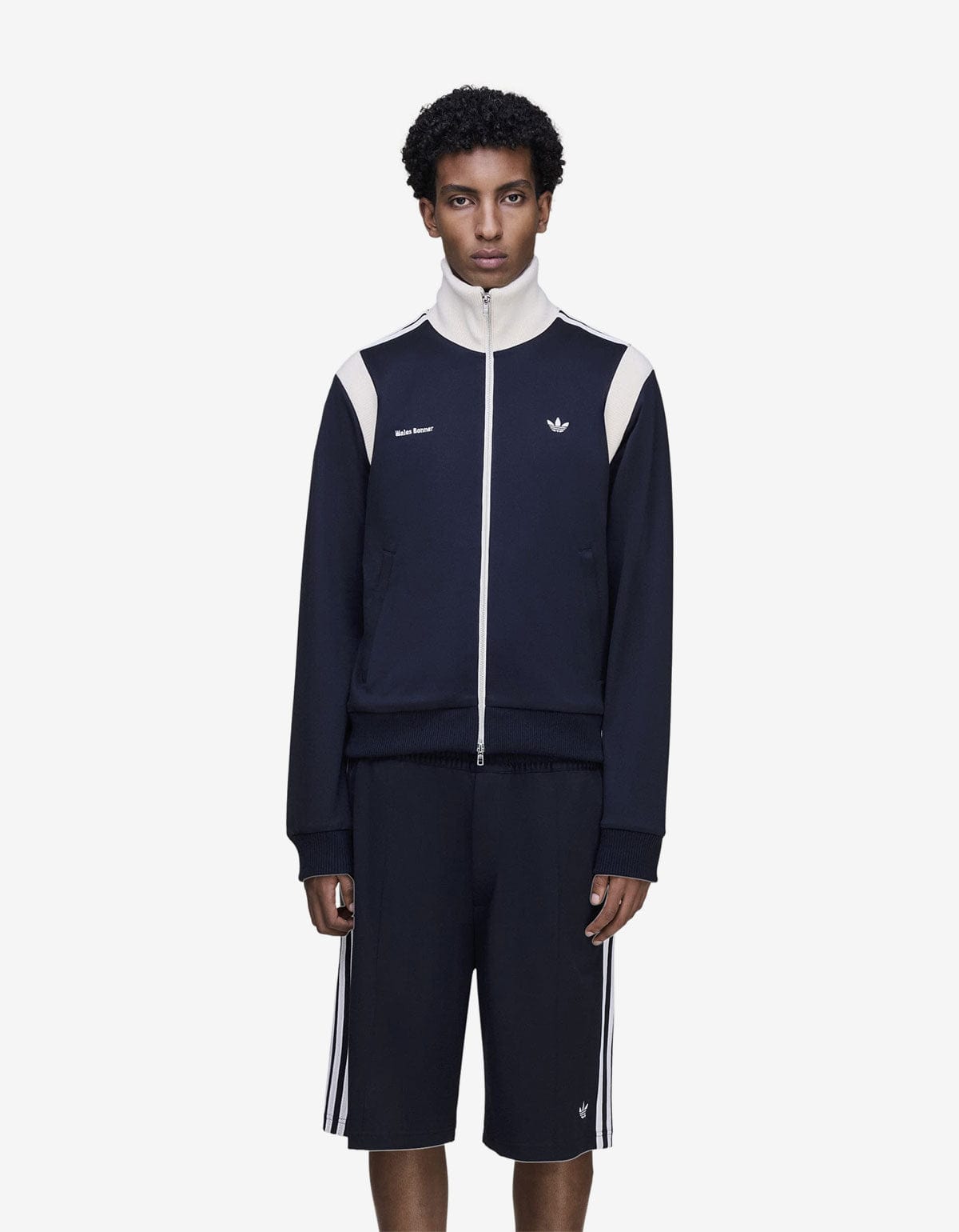 country kerry24 ハープ Wales Bonner x Adidas Blue Twill Track Top – Zoo Fashions