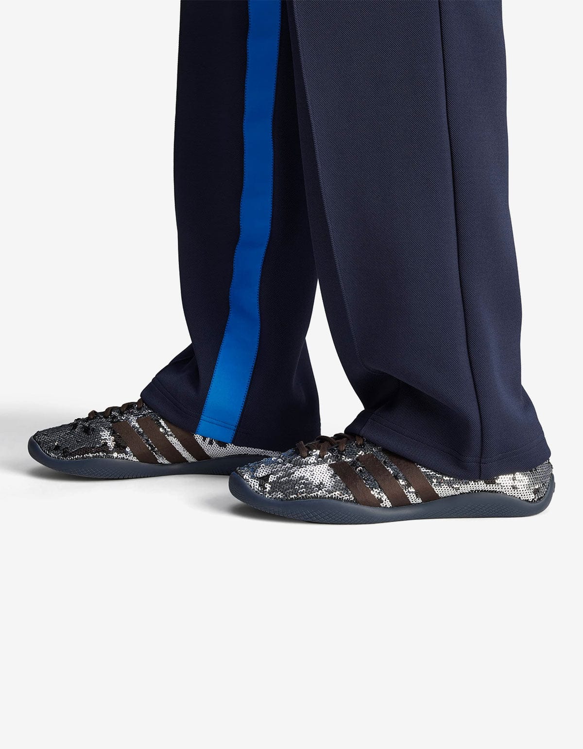 Wales Bonner Adidas Originals Blue Pique Track Pants JM8215