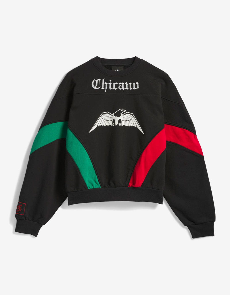 Willy Chavarria x Adidas Black BBall Fleece Sweatshirt KF3196