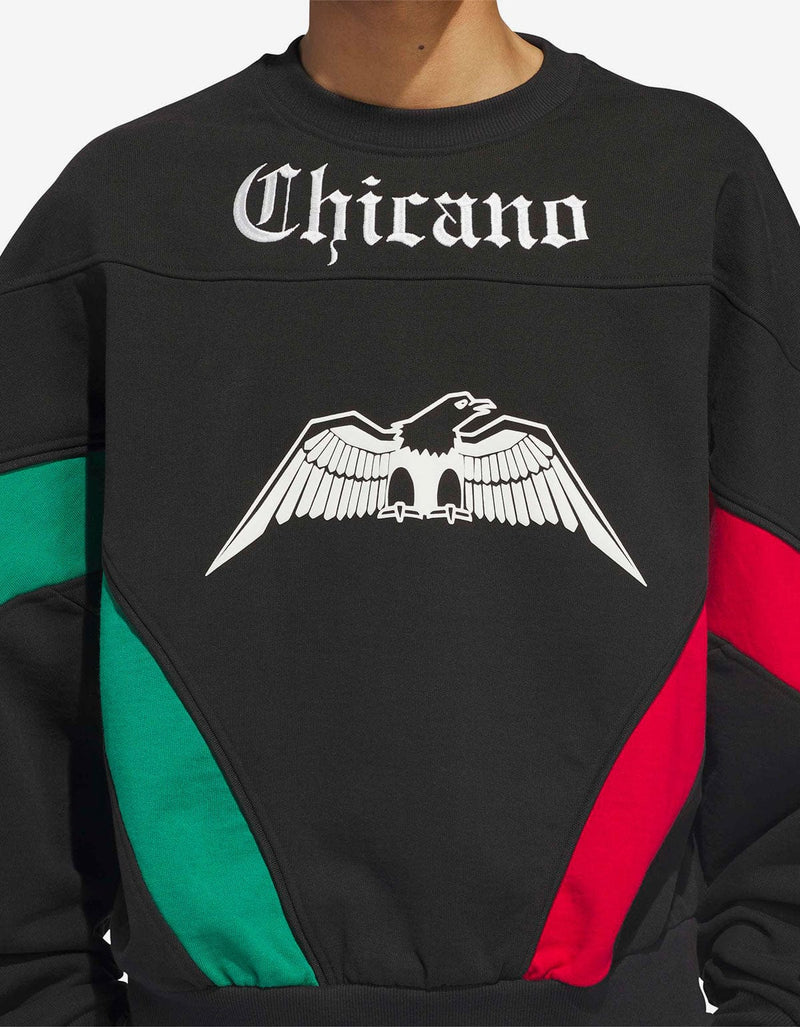 Willy Chavarria x Adidas Black BBall Fleece Sweatshirt KF3196