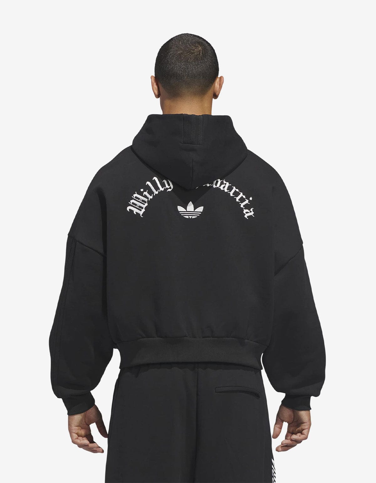 Willy Chavarria x Adidas Black Heavyeight Zip Hoodie – Zoo Fashions
