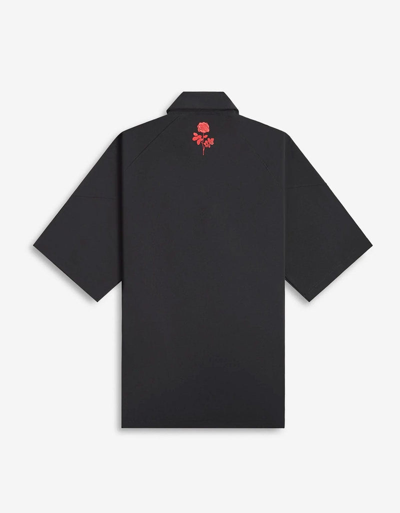Willy Chavarria x Adidas Black Logo Polo Shirt