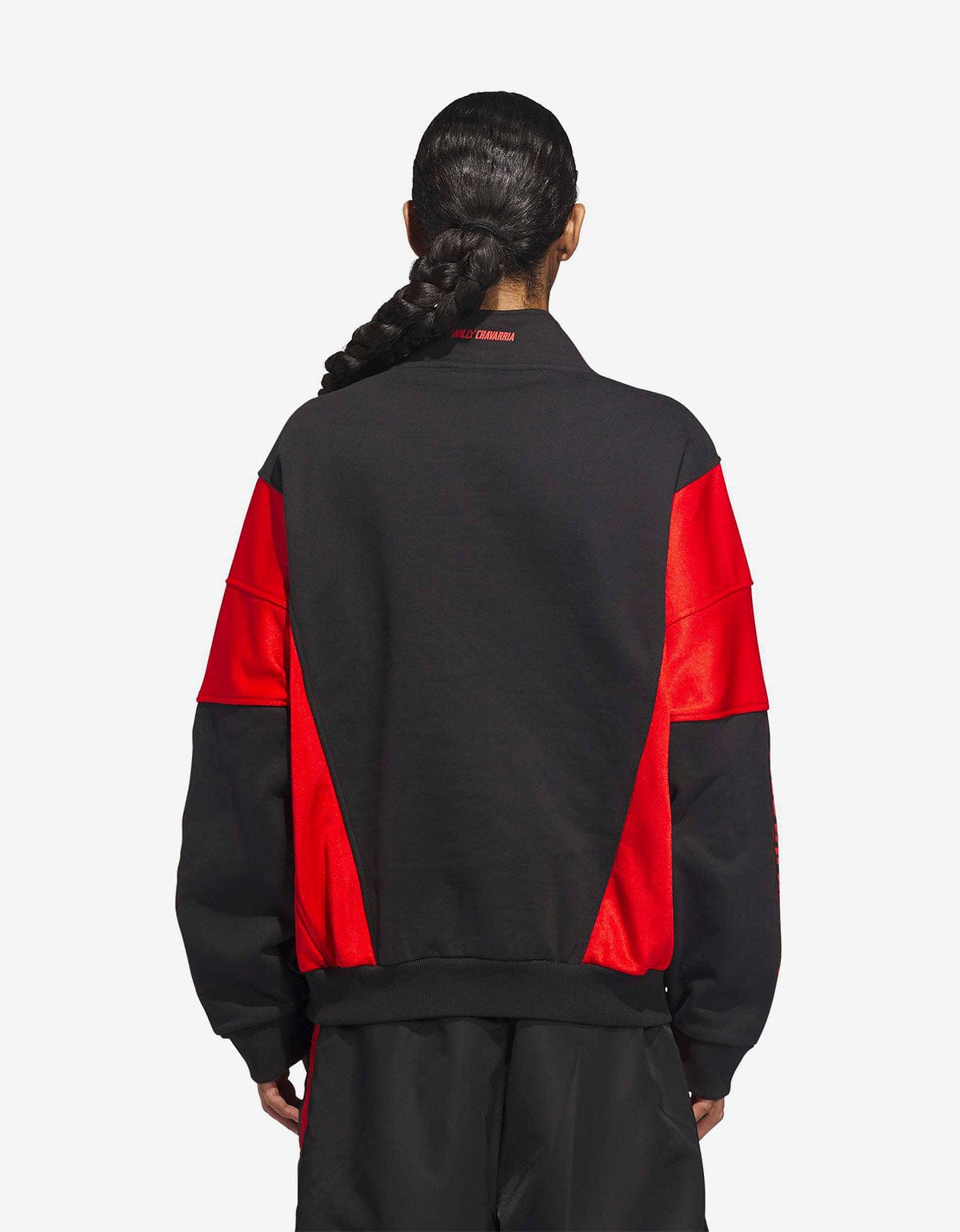 Willy Chavarria x Adidas Black Watsonville Mockneck Sweatshirt KD9347