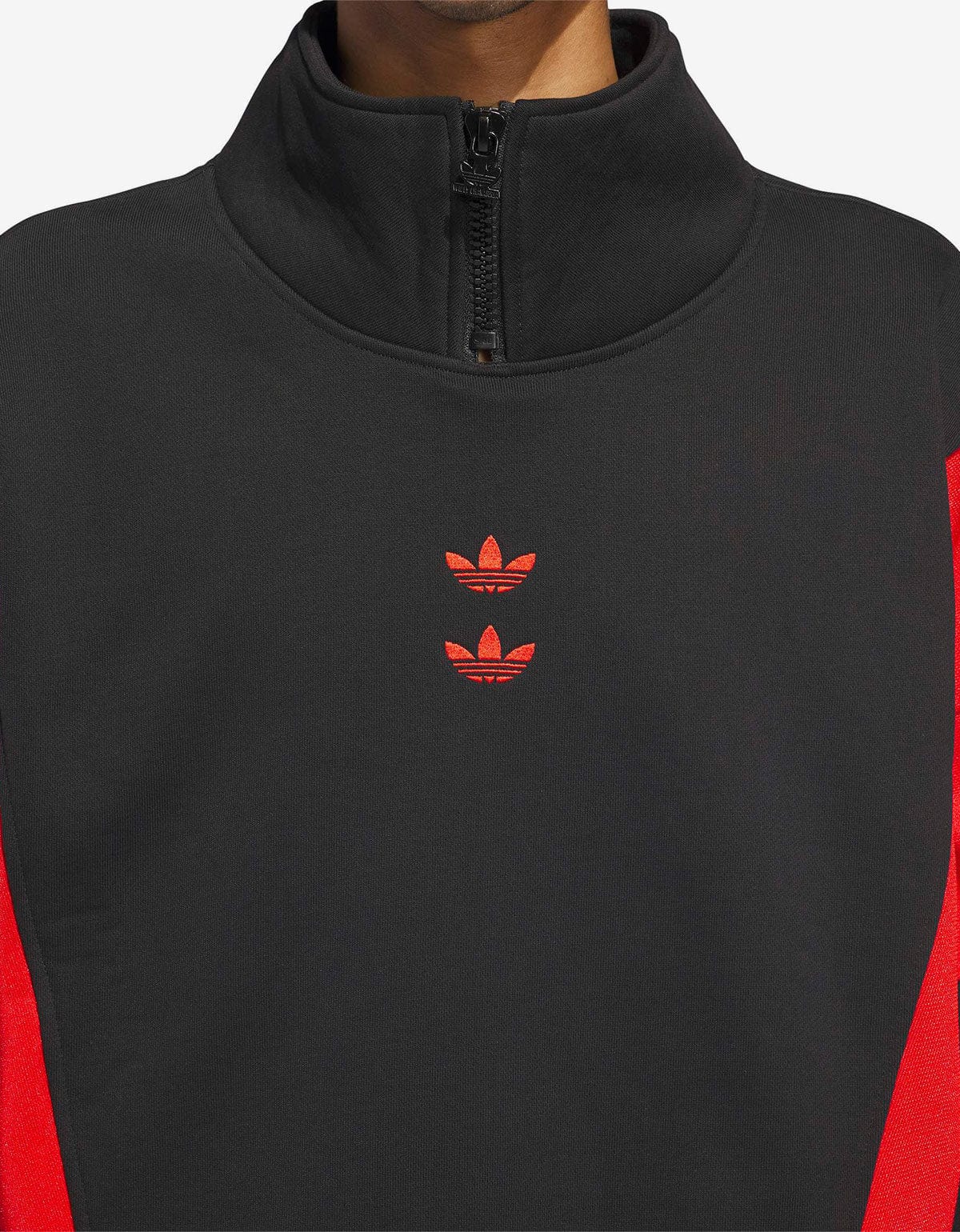 Willy Chavarria x Adidas Black Watsonville Mockneck Sweatshirt KD9347