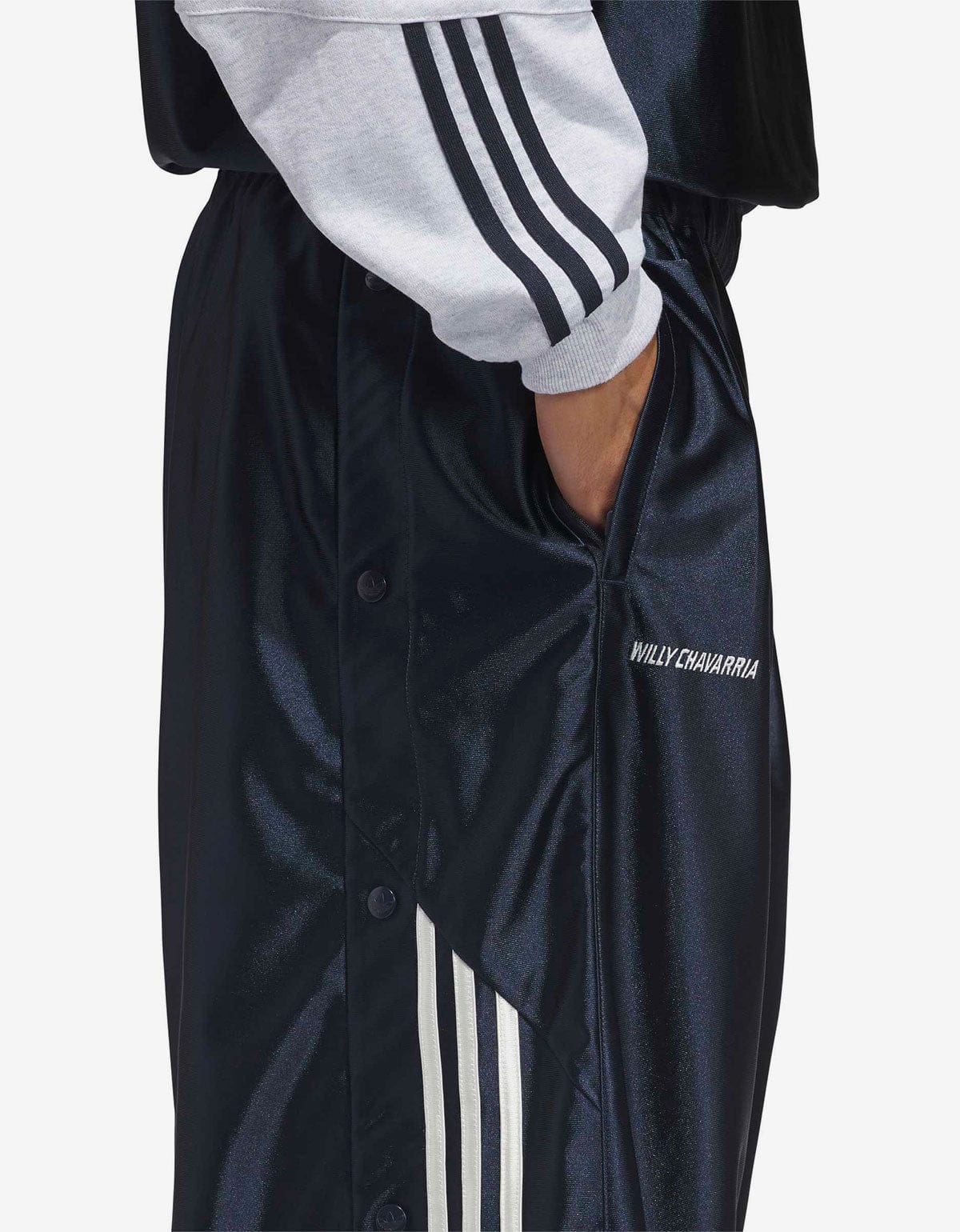 Willy Chavarria x Adidas Blue Dazzle Snap Shorts KD1800