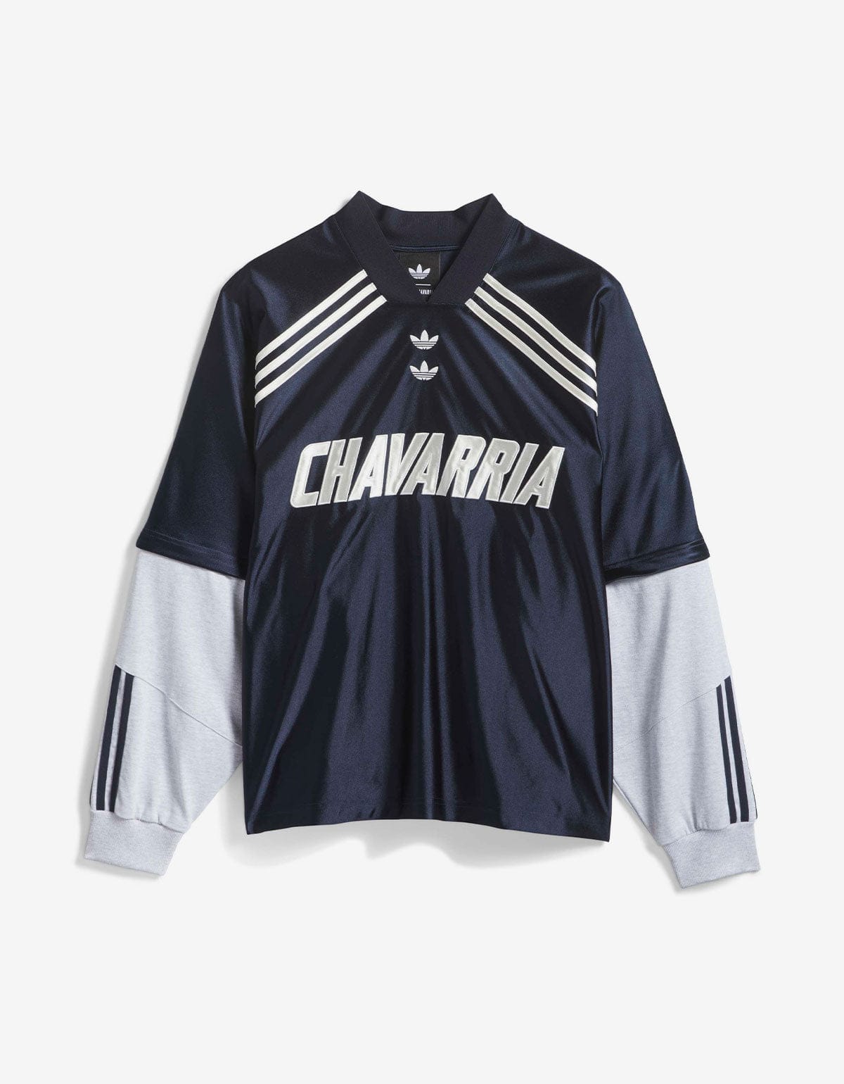 Willy Chavarria x Adidas Blue LS Dazzle Jersey