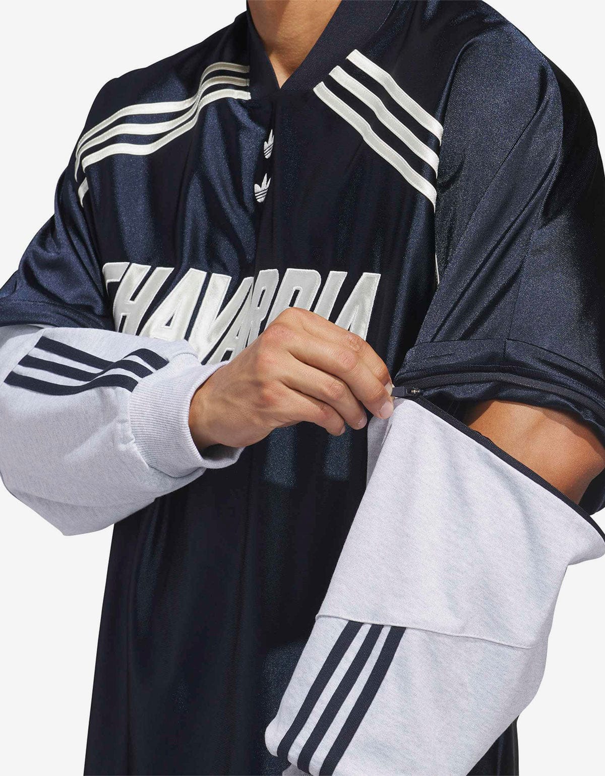 Willy Chavarria x Adidas Blue LS Dazzle Jersey