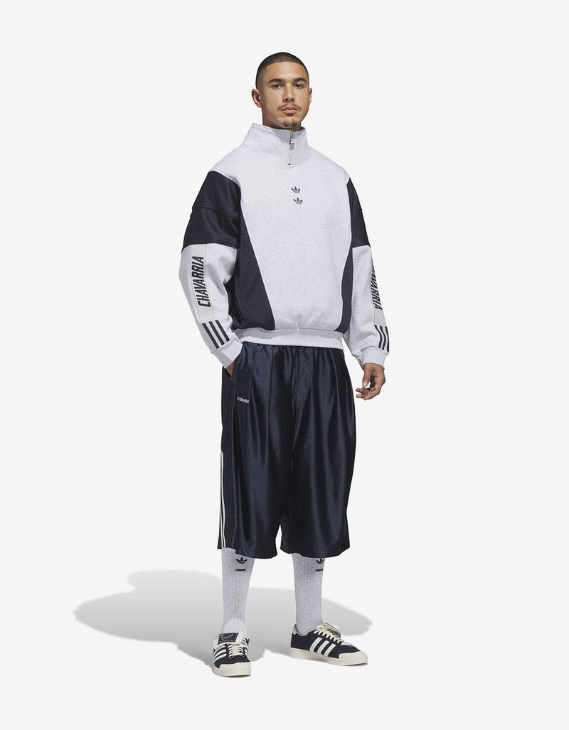 Willy Chavarria x Adidas Grey Watsonville Mockneck Jumper KD1803